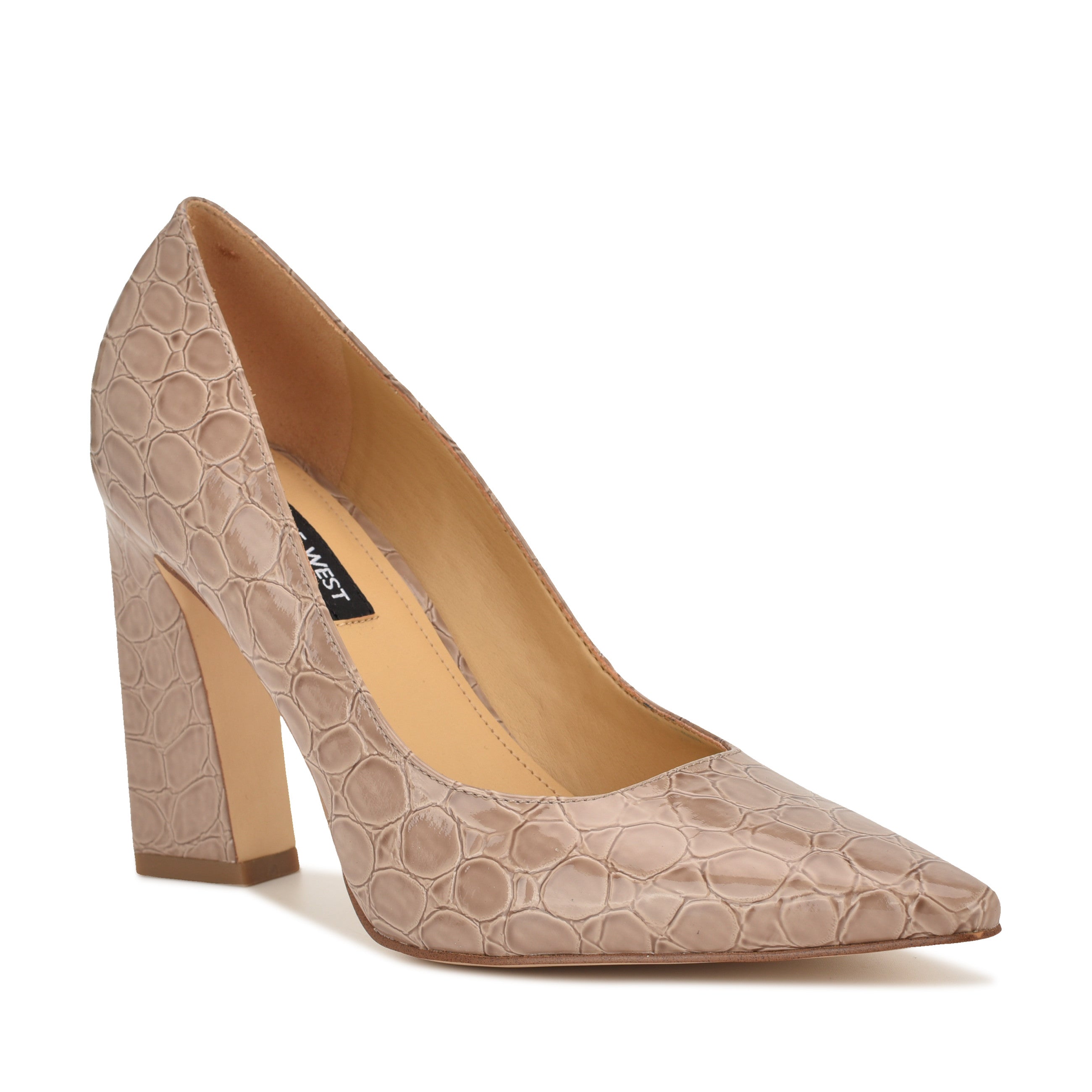 Tamant Slip-on Block Heel Dress Pumps