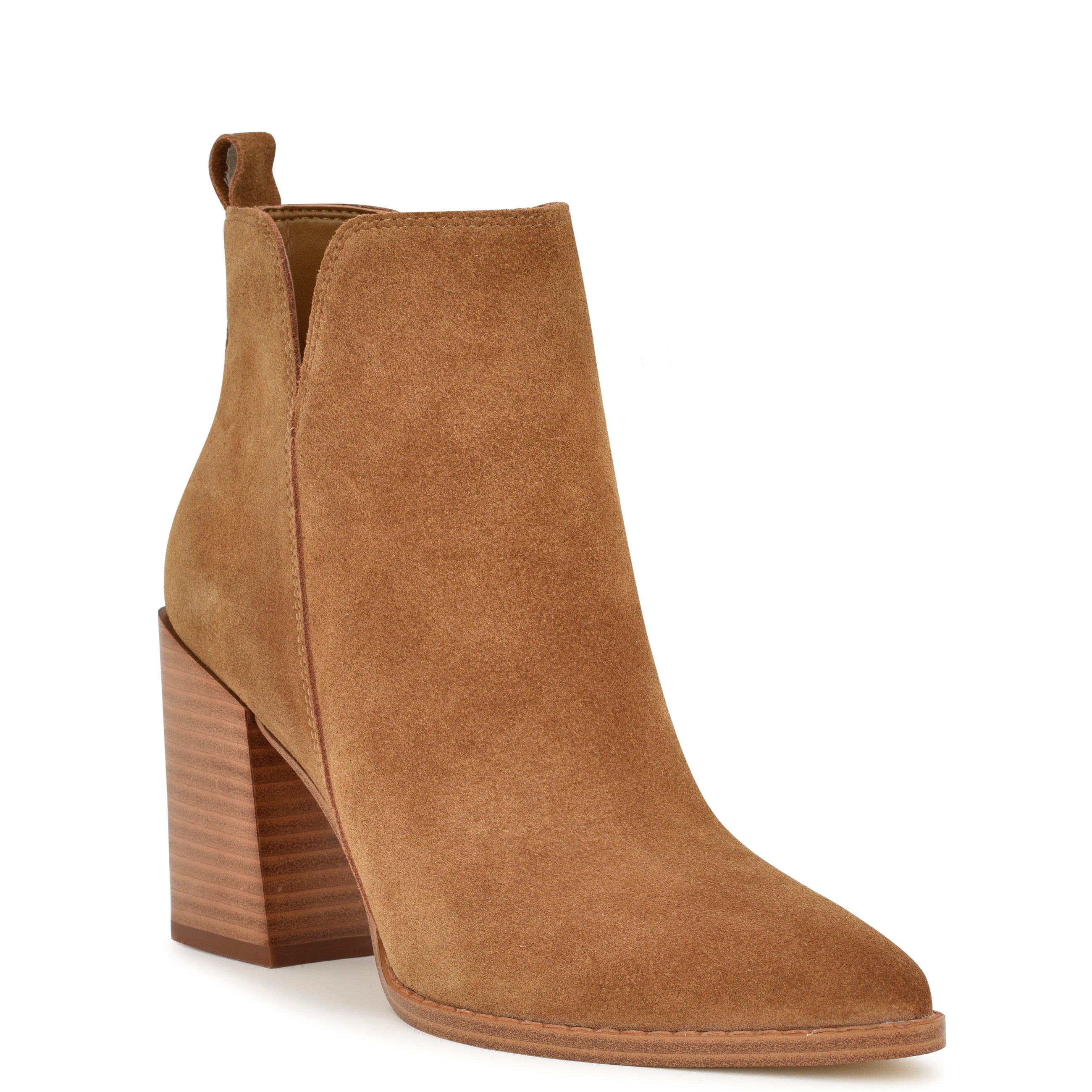 Birds Block Heel Booties