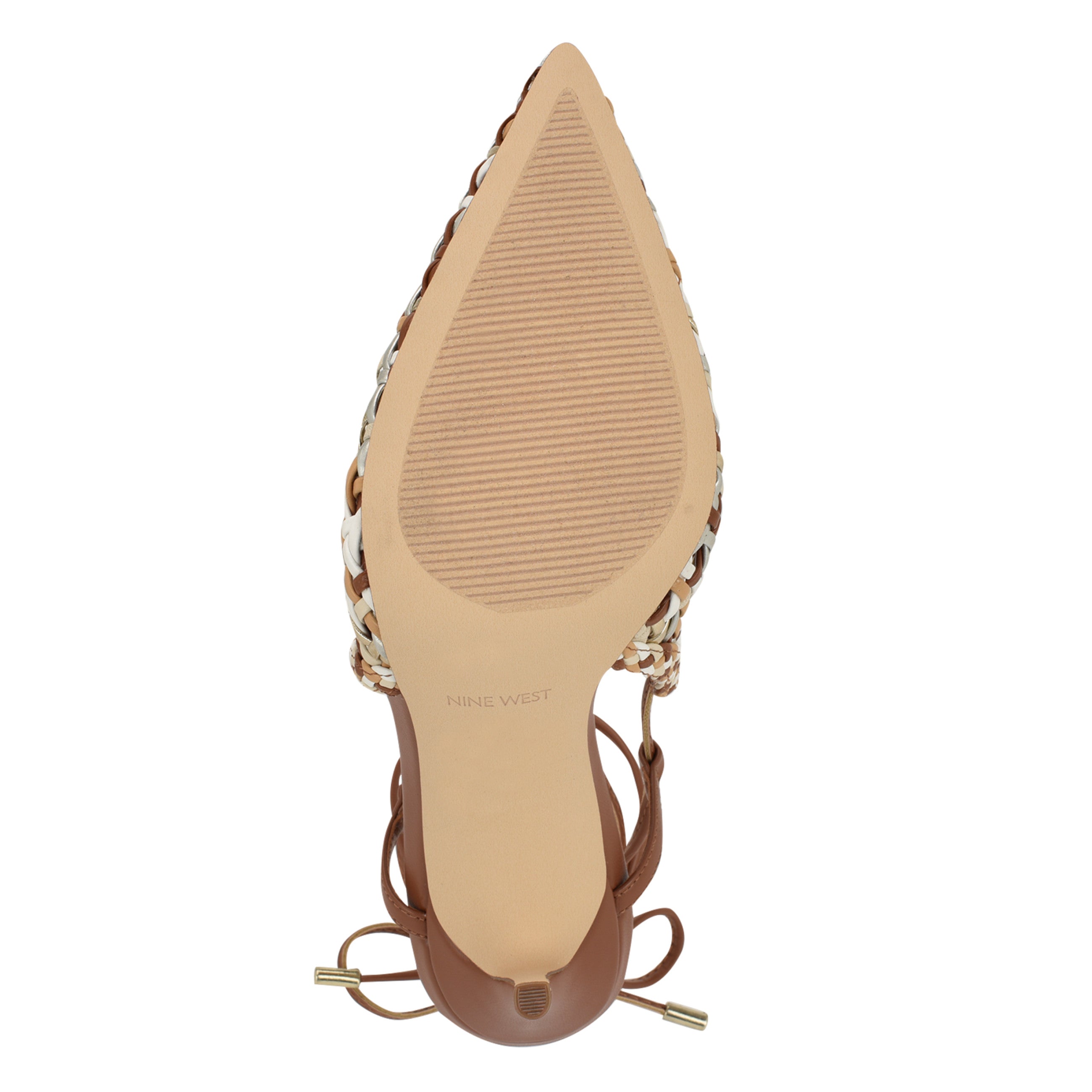 Fessla Woven Ankle Wrap Pumps