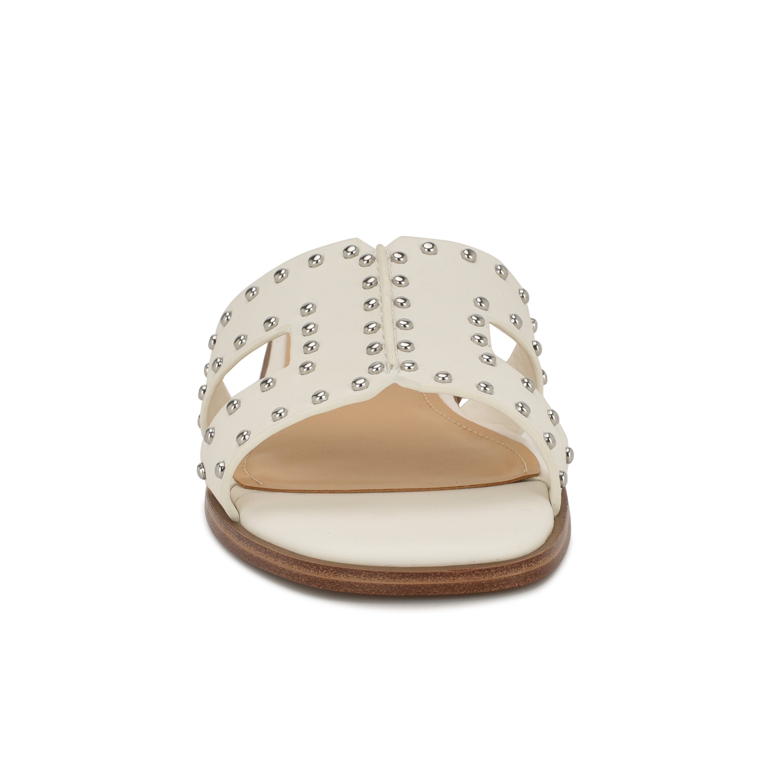 Giny Slip-On Flat Studded Sandals