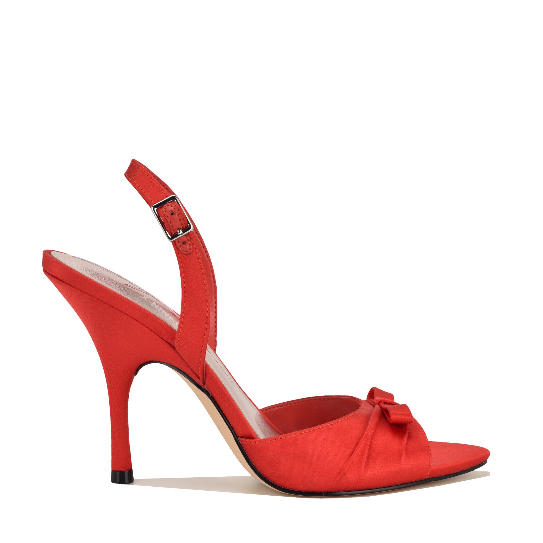 Women's Marilyn Monroe Vixxie Slingback Sandals - Red Satin | Nine