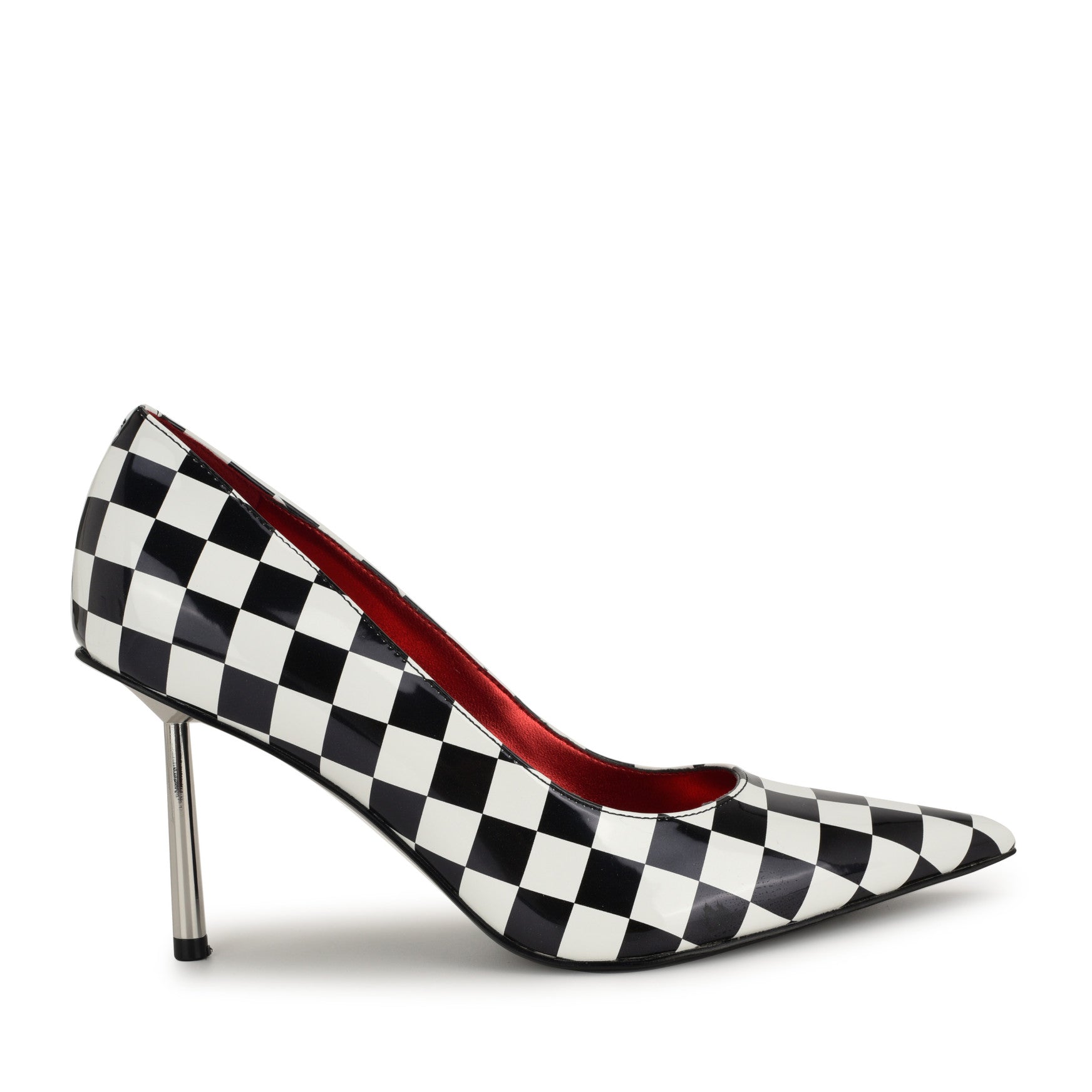 black and white dress with heels Nine West Women's Deonne Pointy Toe Stiletto Pumps - Red