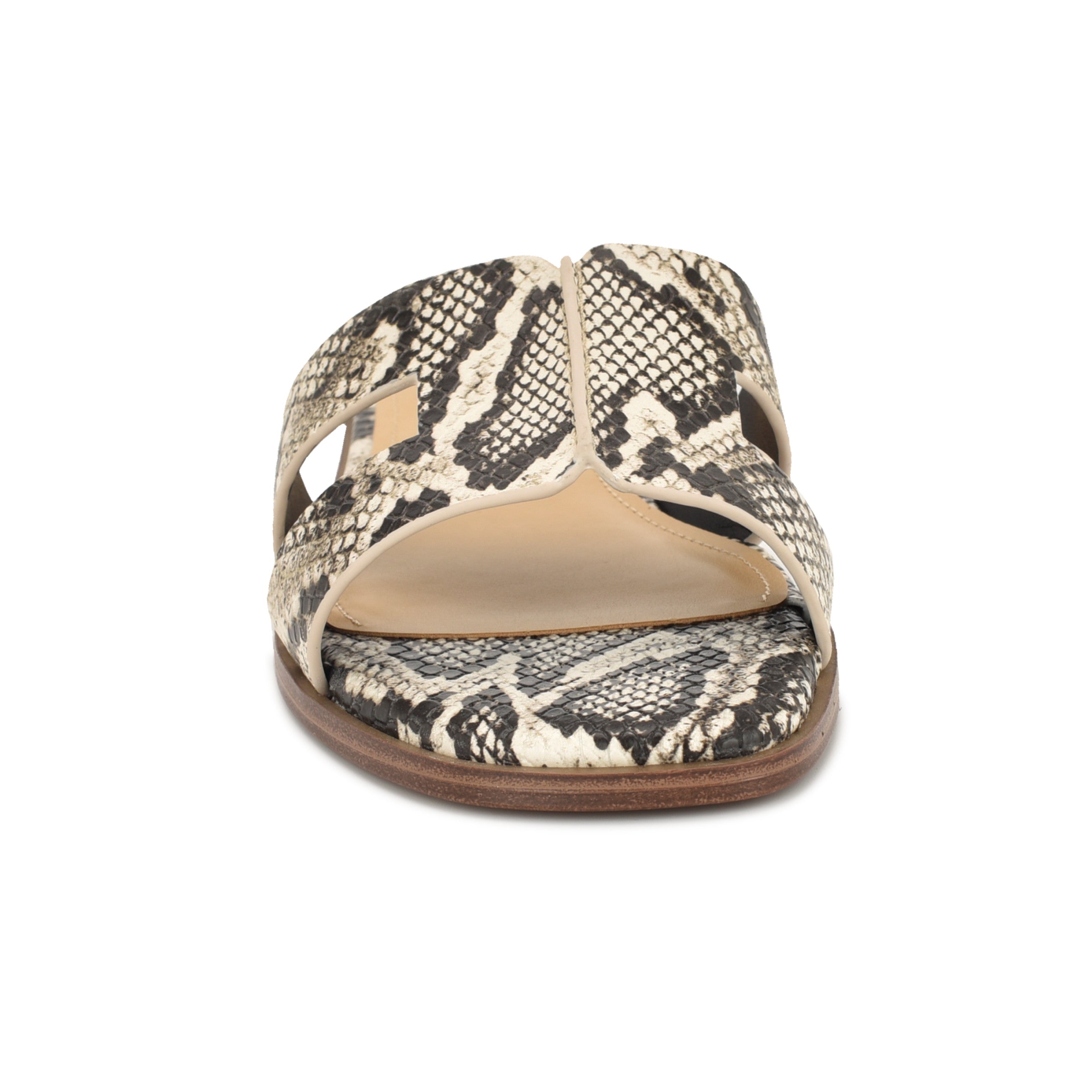 Giny Slip-On Flat Studded Sandals