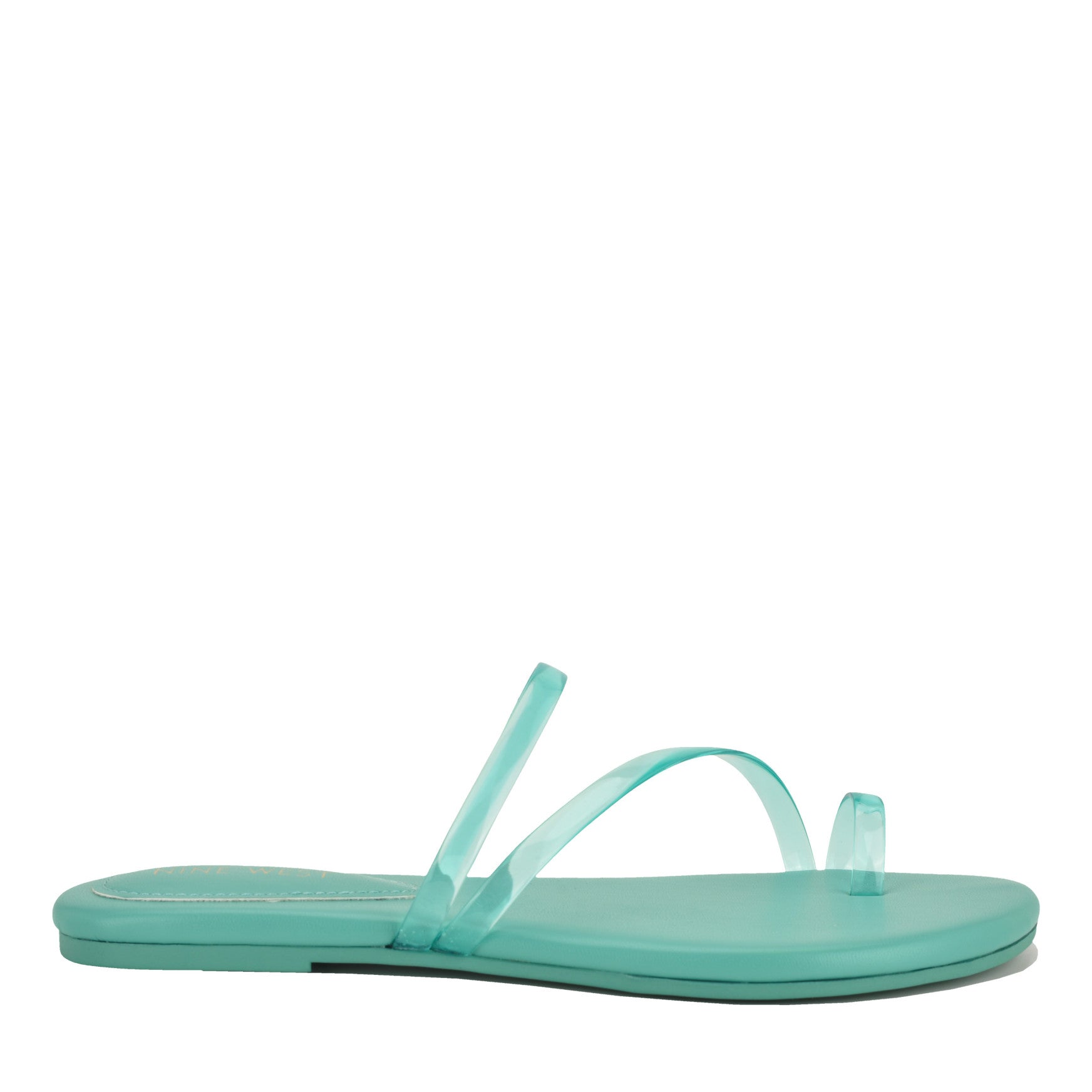 Women's Bazz Jelly Flat Sandals - Teal | Nine West