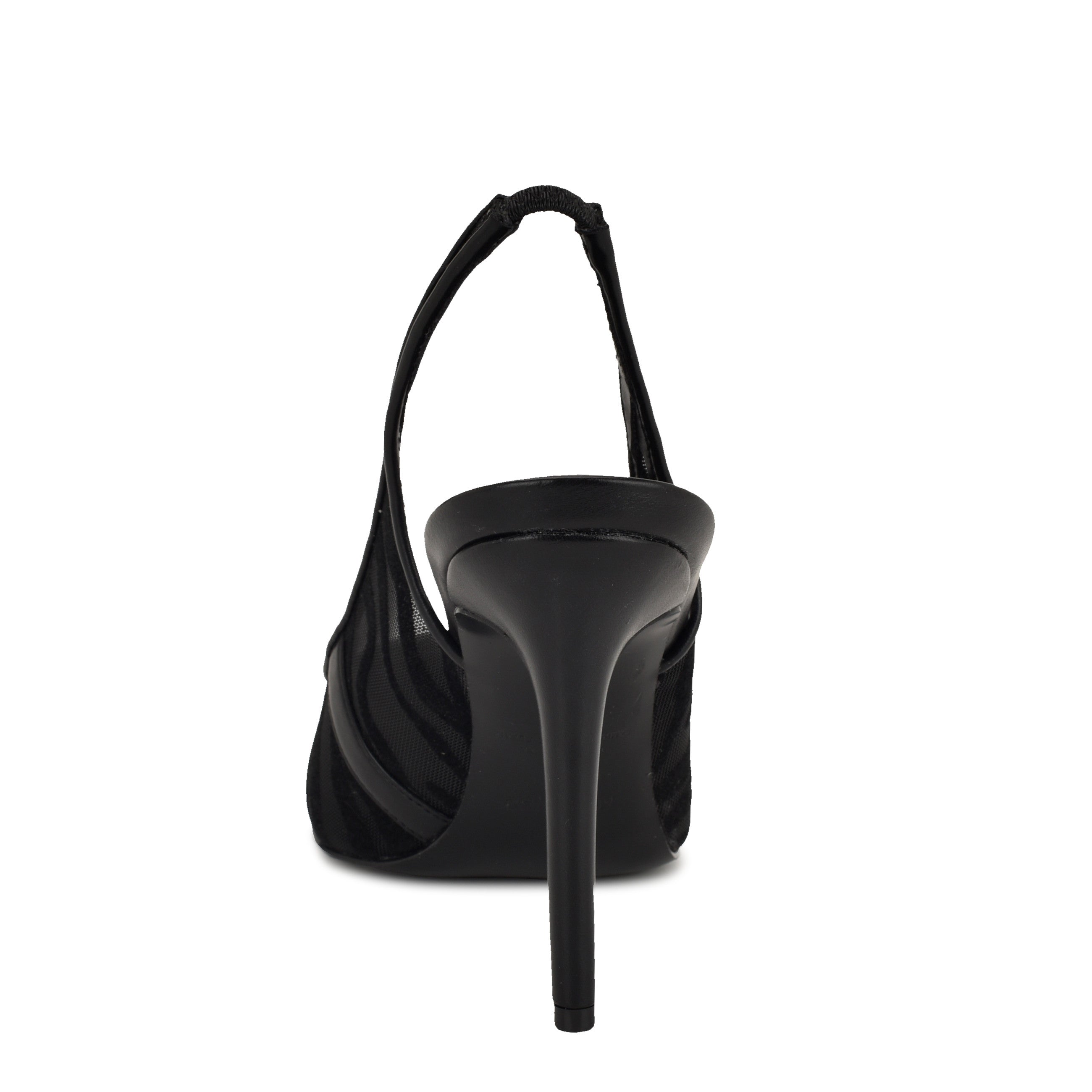 Feather Pointy Toe Slingback Pumps