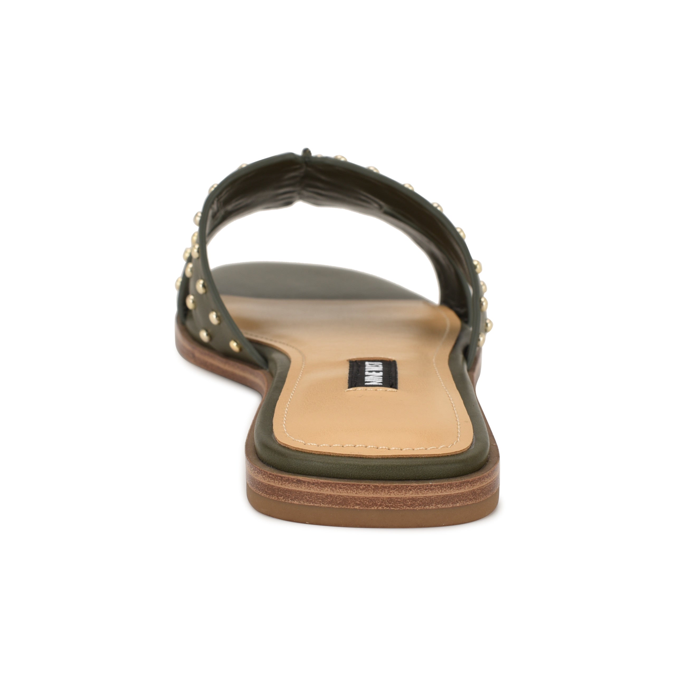 Giny Slip-On Flat Studded Sandals