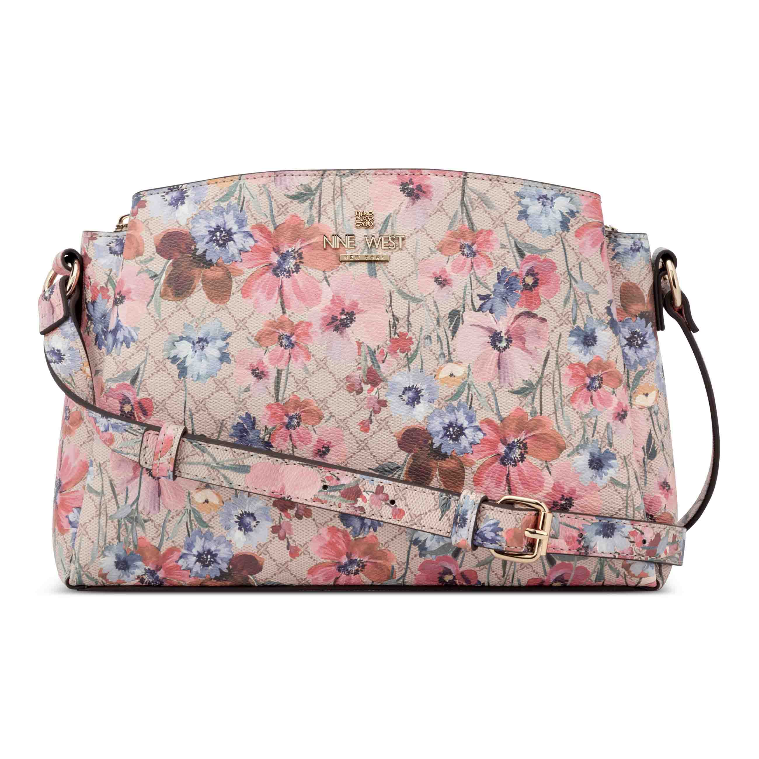Luela Crossbody - Floral Logo | Nine West