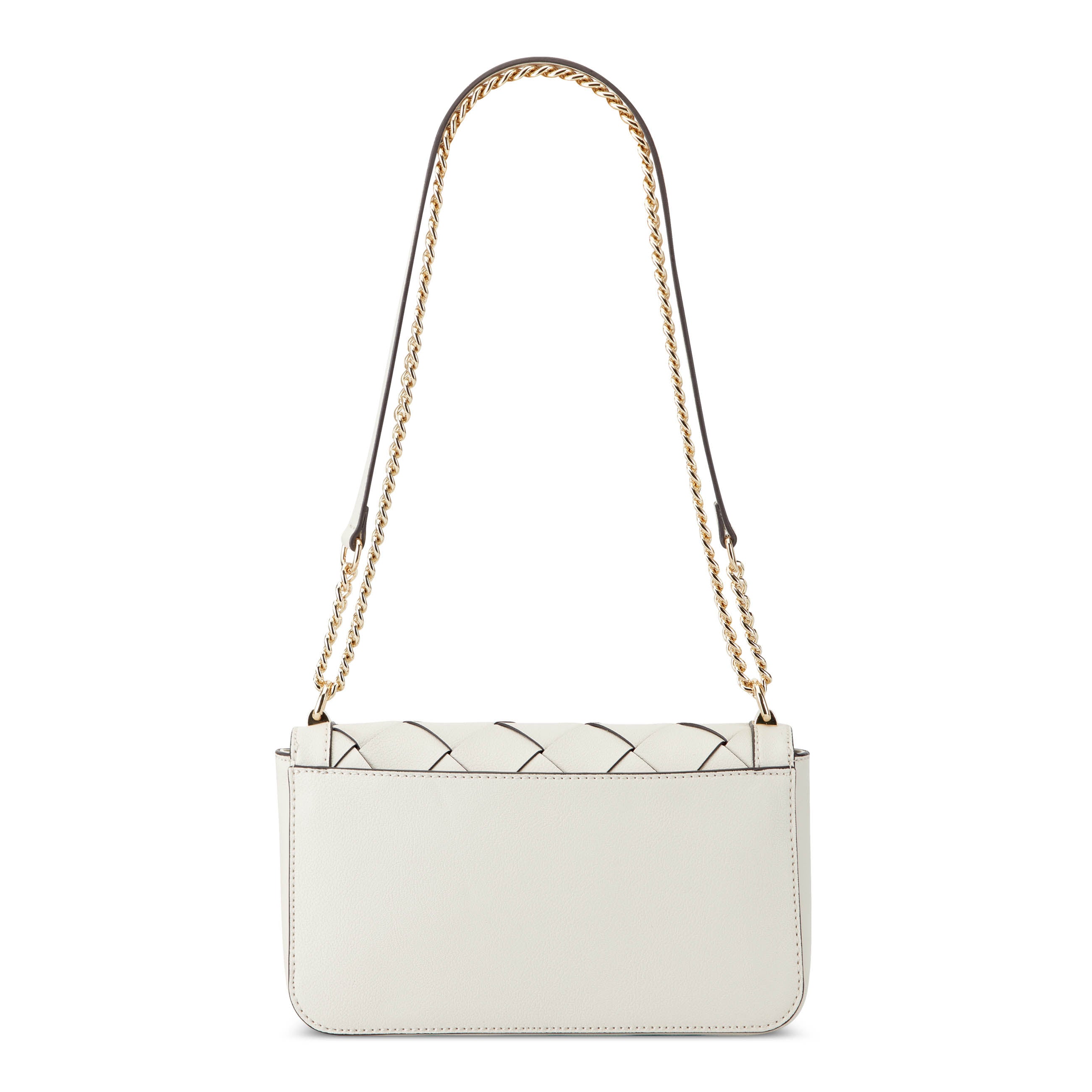 Mylah Woven Flap Chain Convertible Crossbody