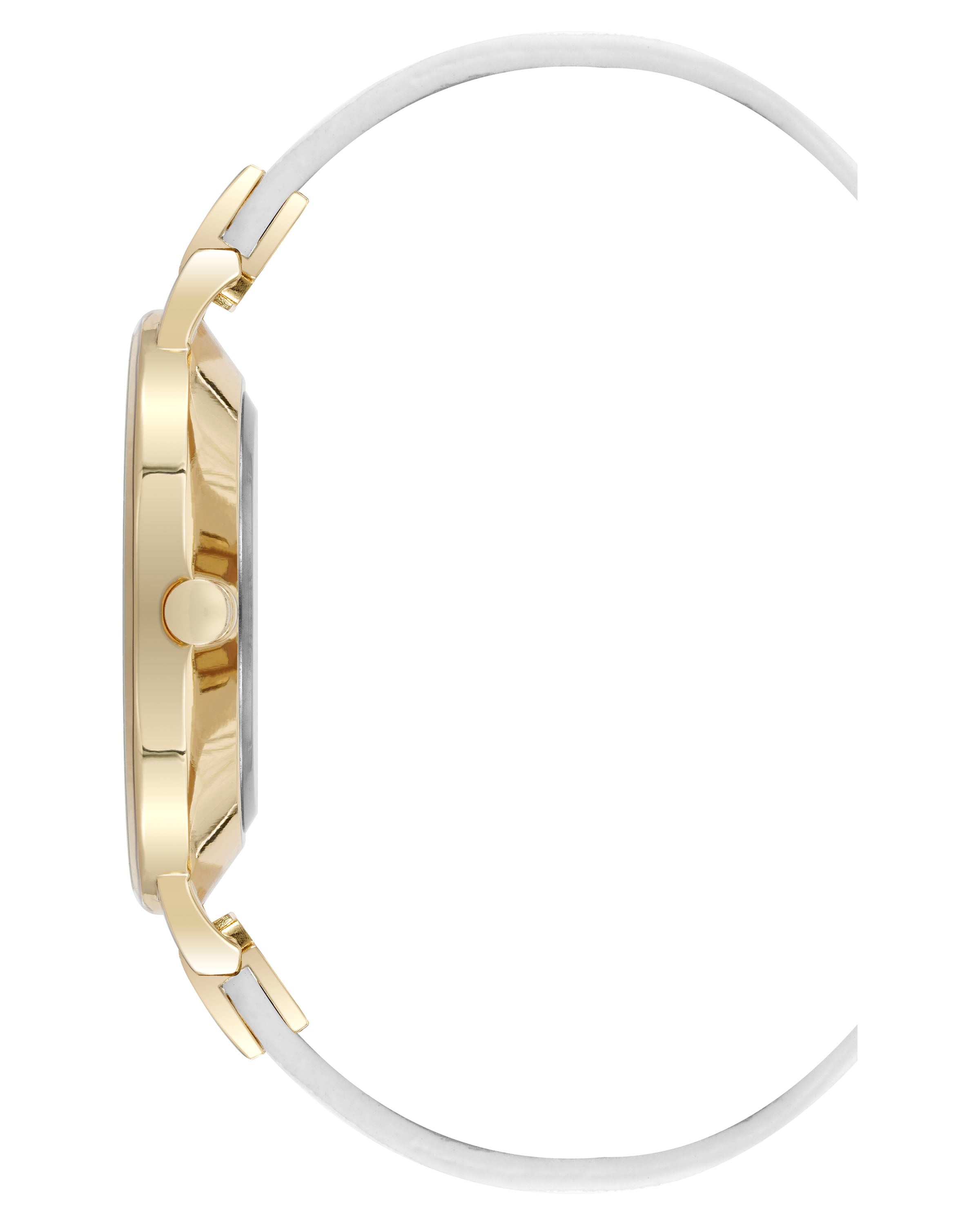 Floral Dial Strap Watch