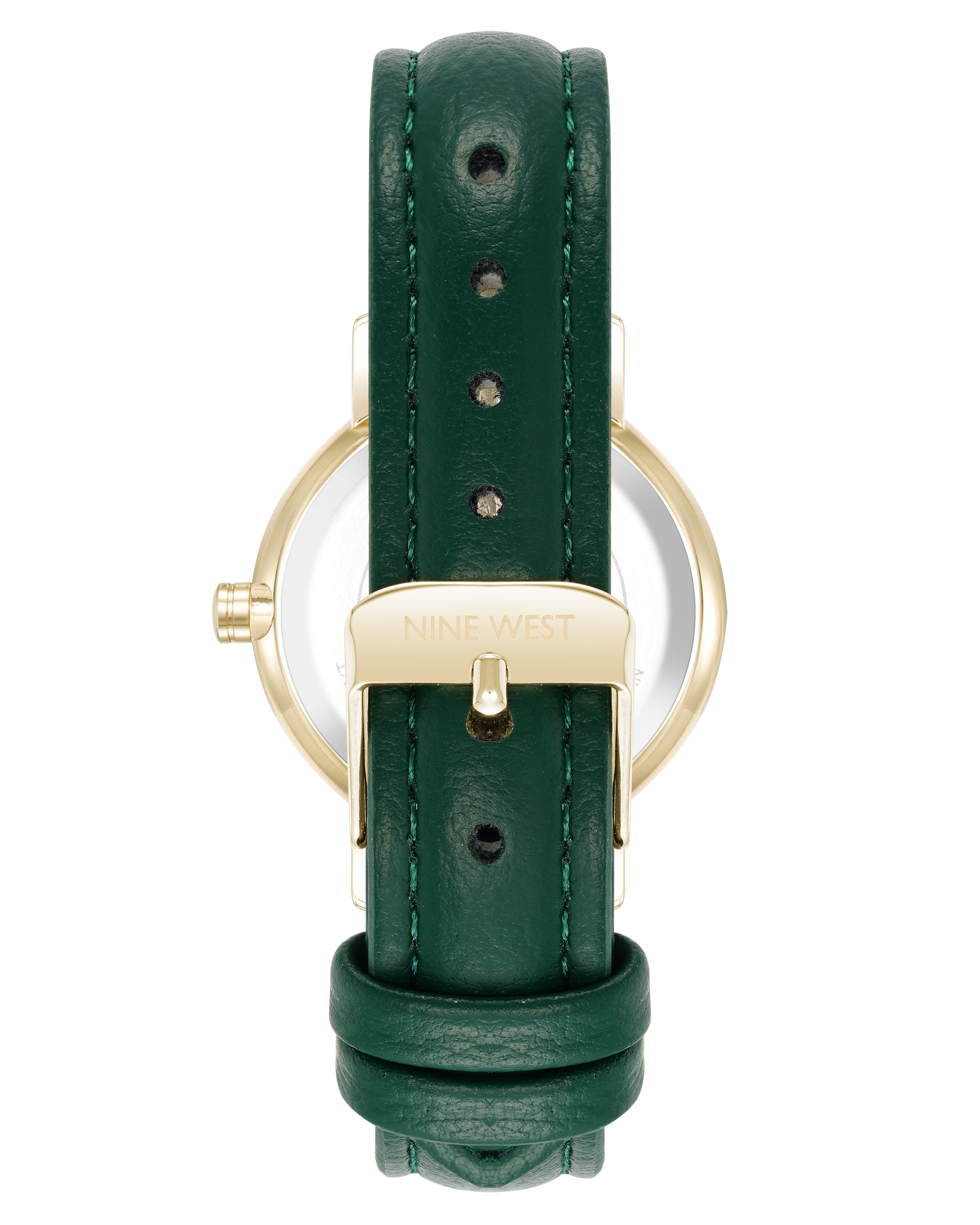 Crystal Accented Dial Strap Watch