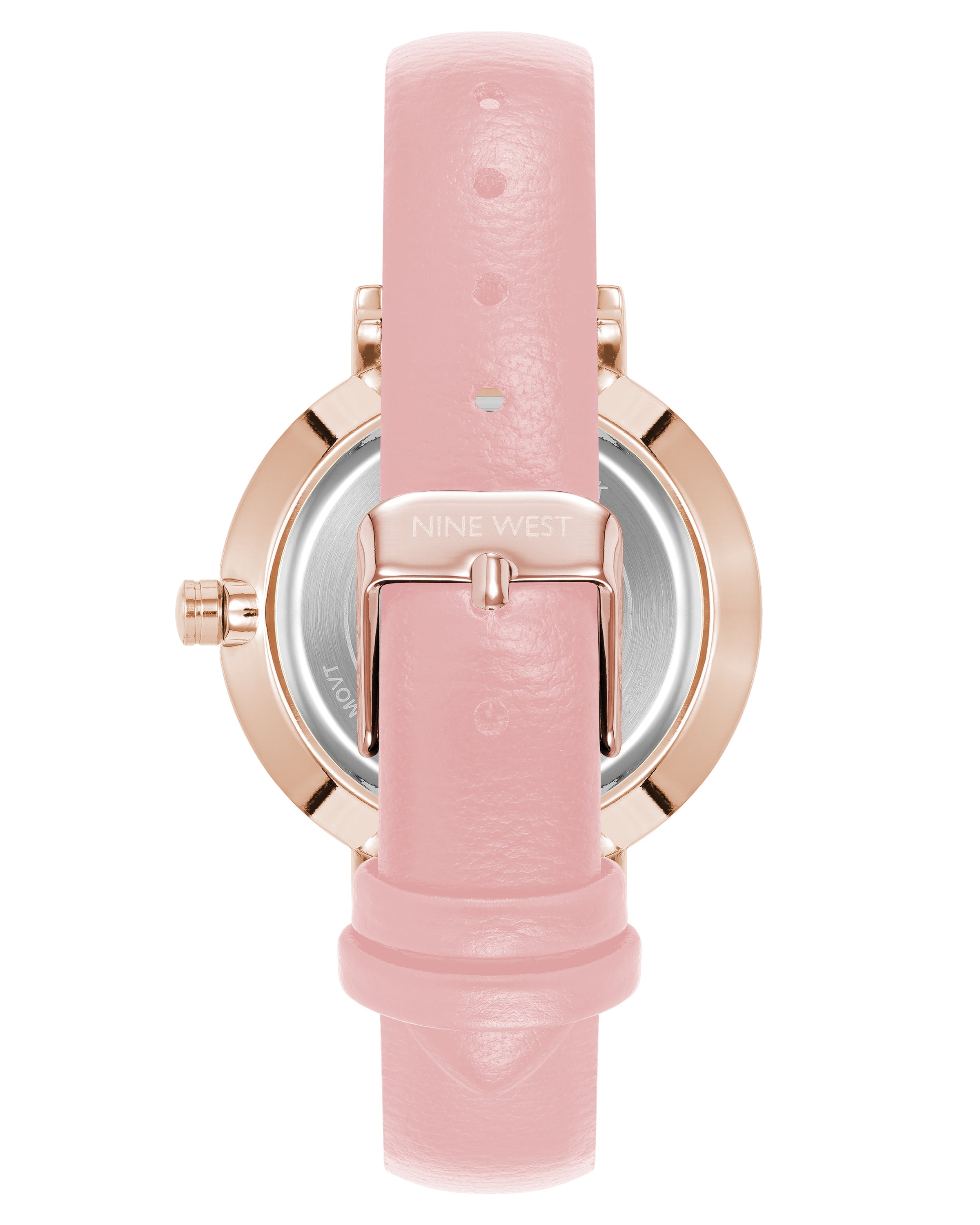 Floral Design Dial Strap Watch