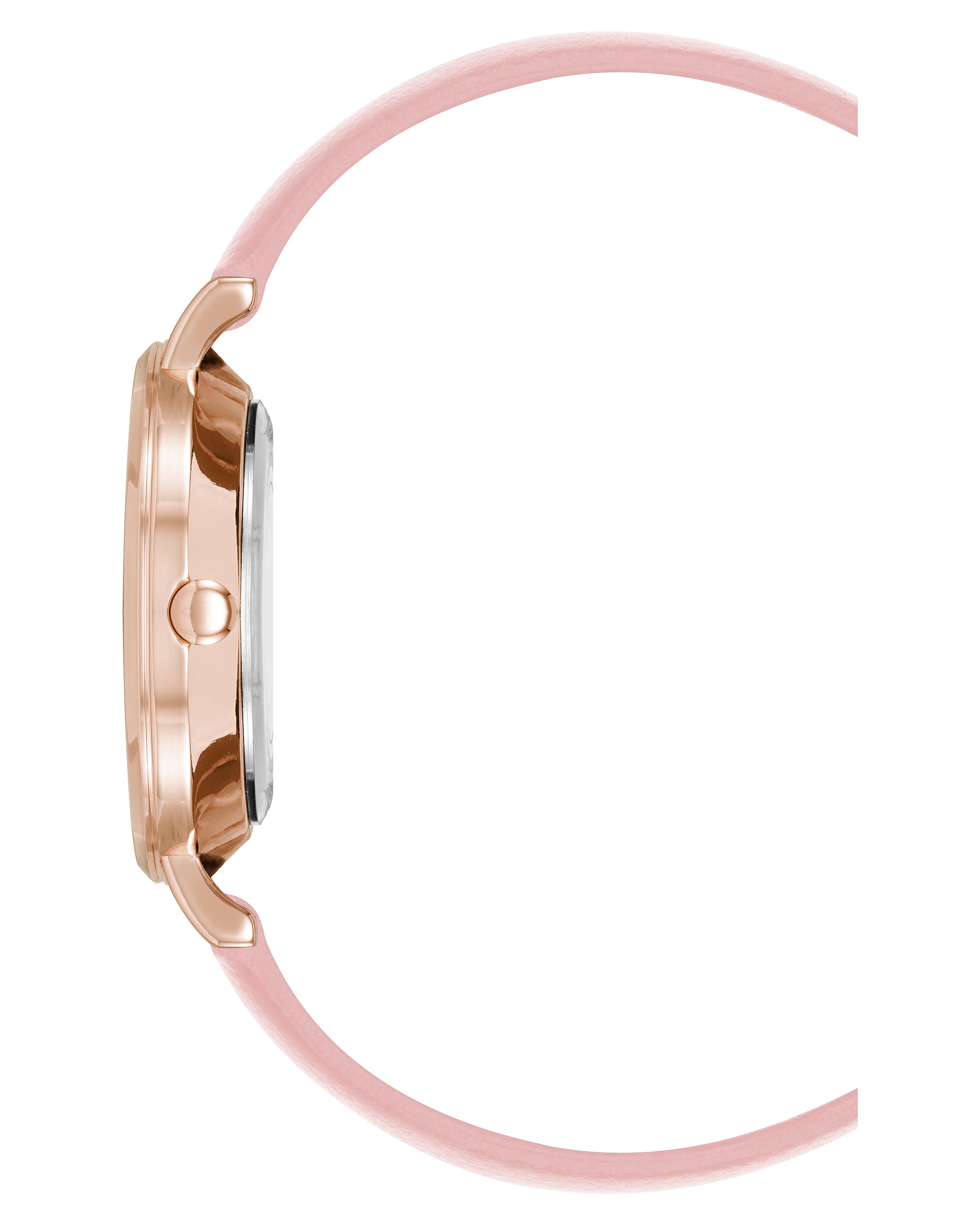 Floral Design Dial Strap Watch