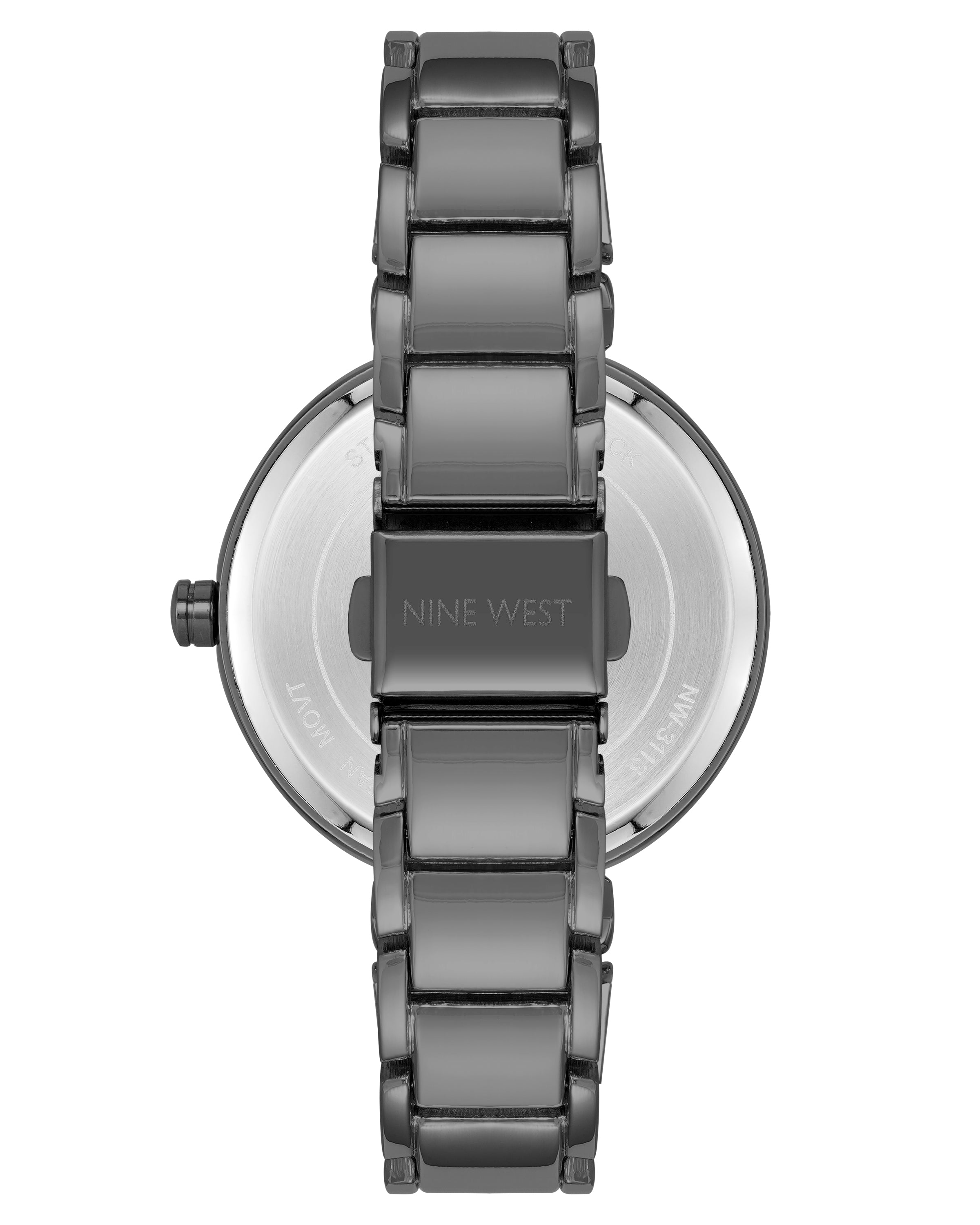 Textured Floral Dial Bracelet Watch