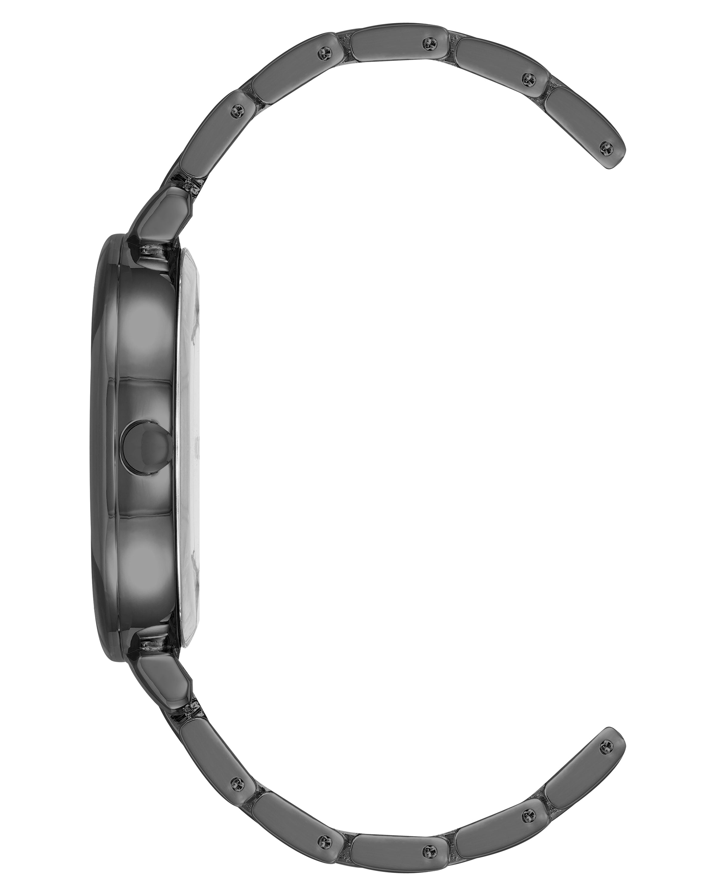 Textured Floral Dial Bracelet Watch