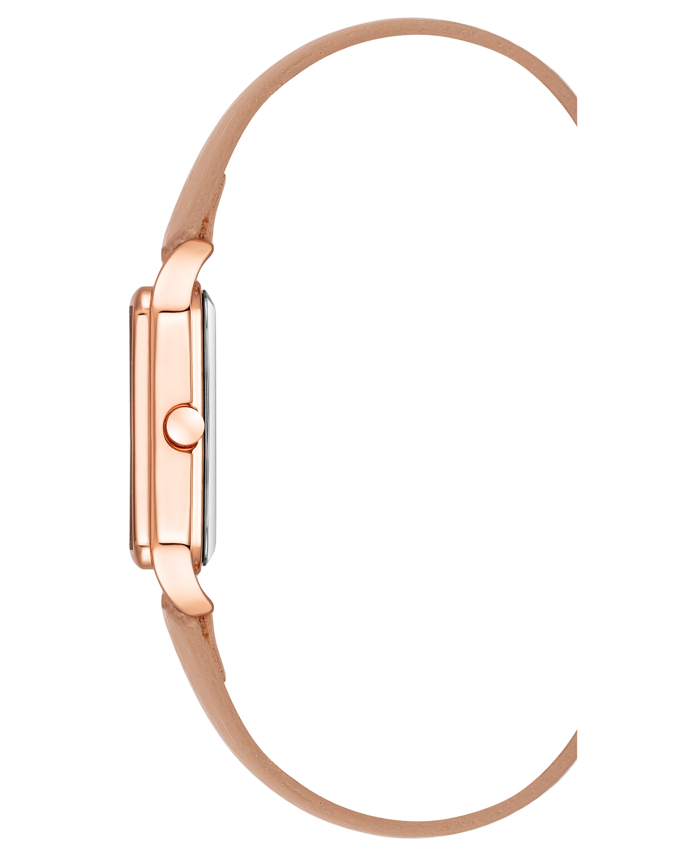 Rectangular Case Strap Watch