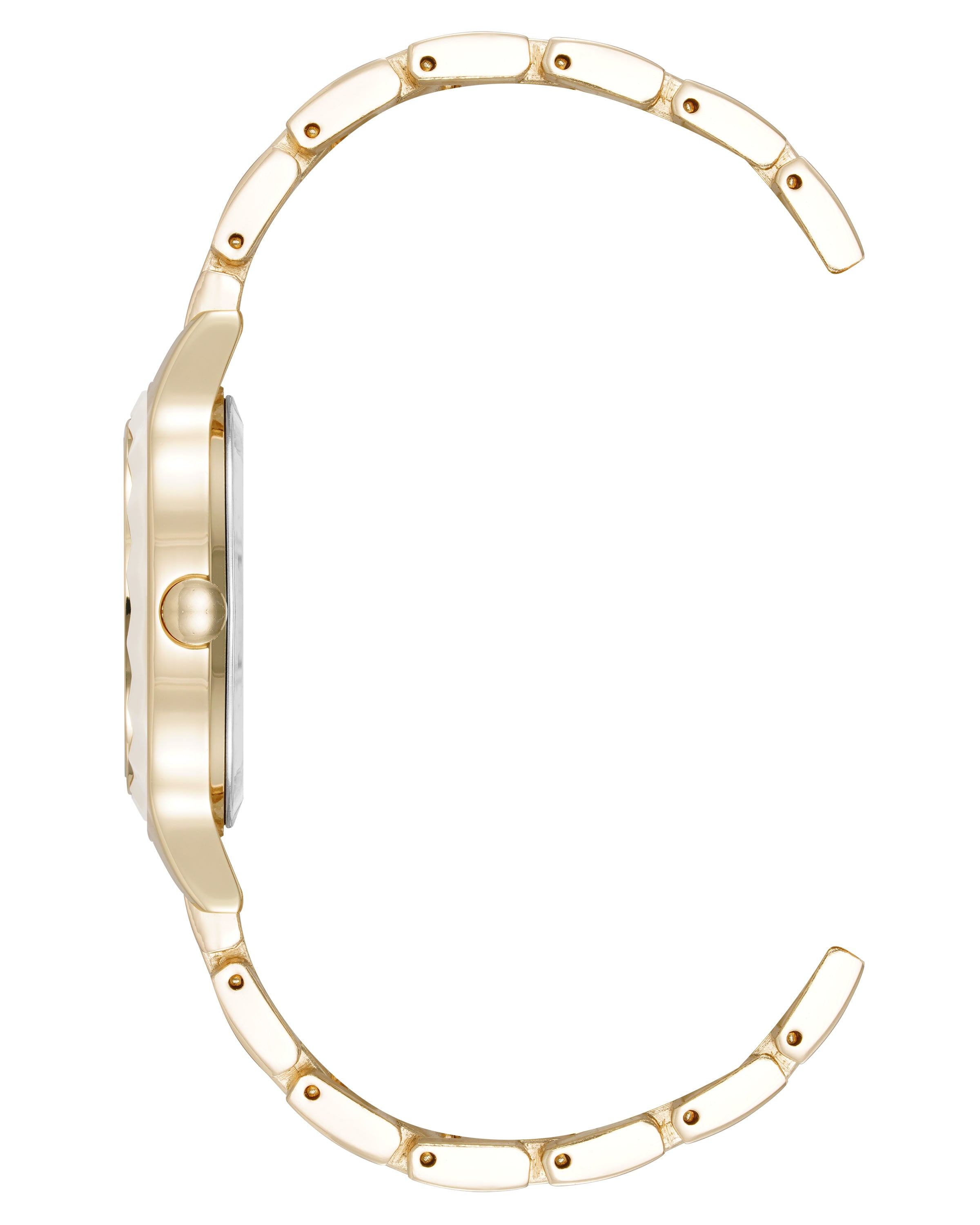 Textured Bezel Bracelet Watch