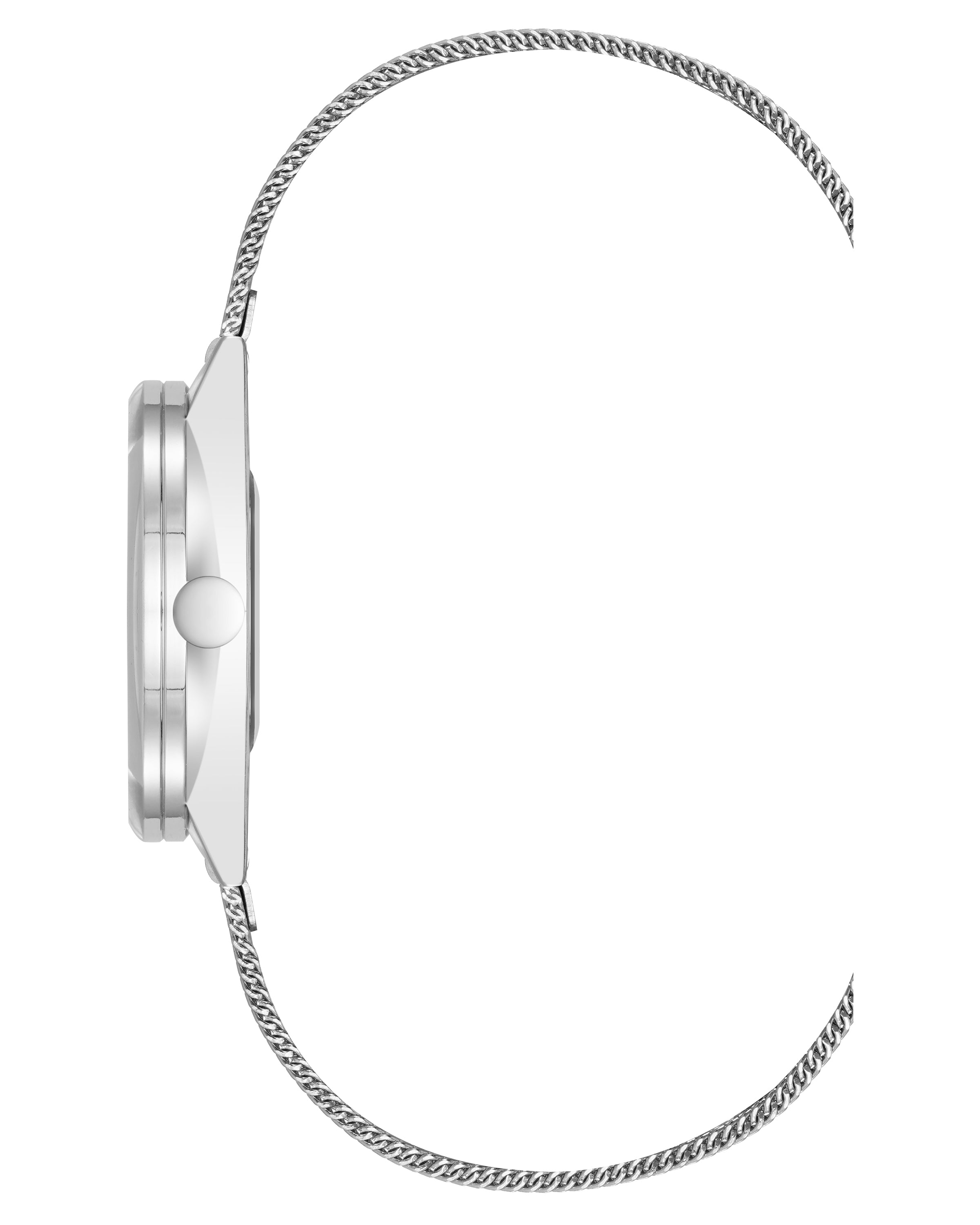 Round Case Mesh Bracelet Watch