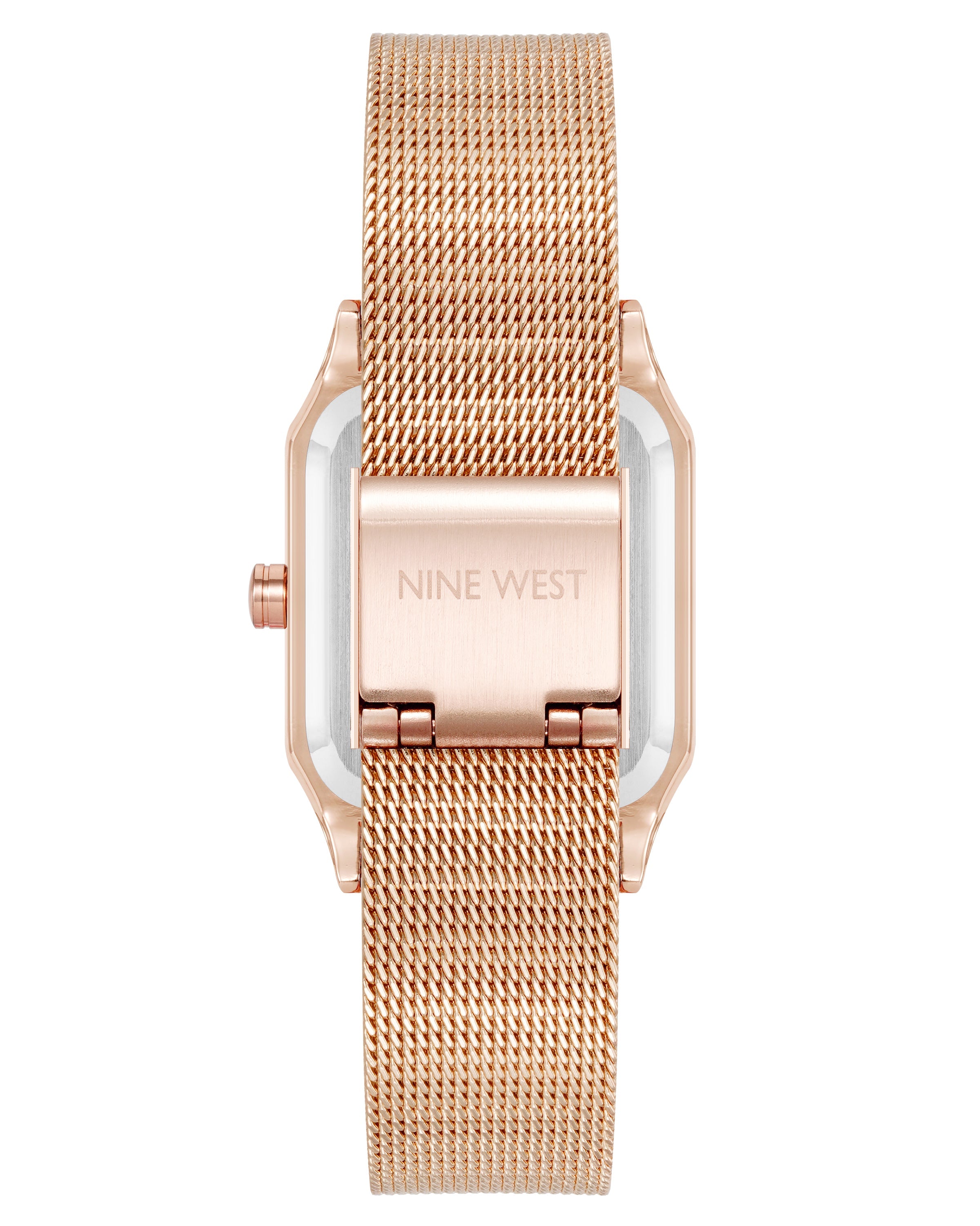 Octagonal Case Mesh Bracelet Watch