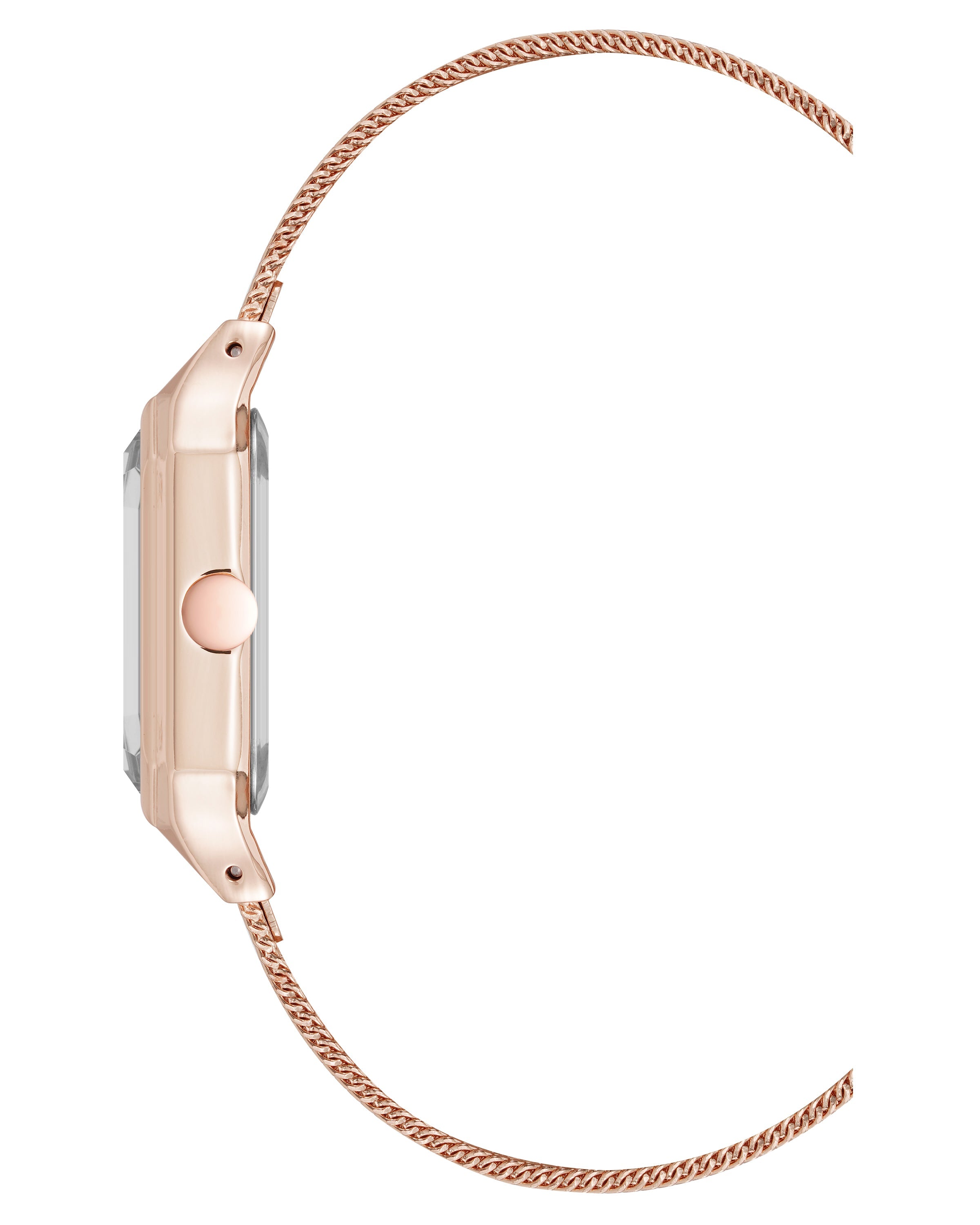 Octagonal Case Mesh Bracelet Watch