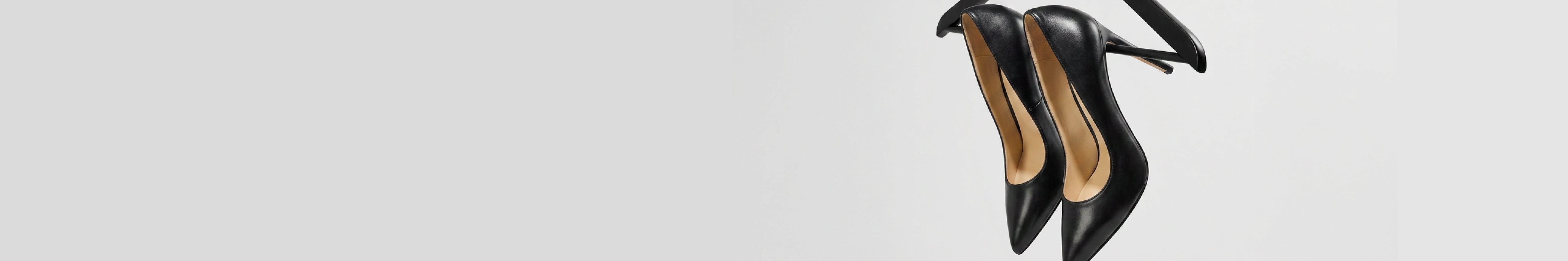 Editorial banner featuring Little Black Pumps