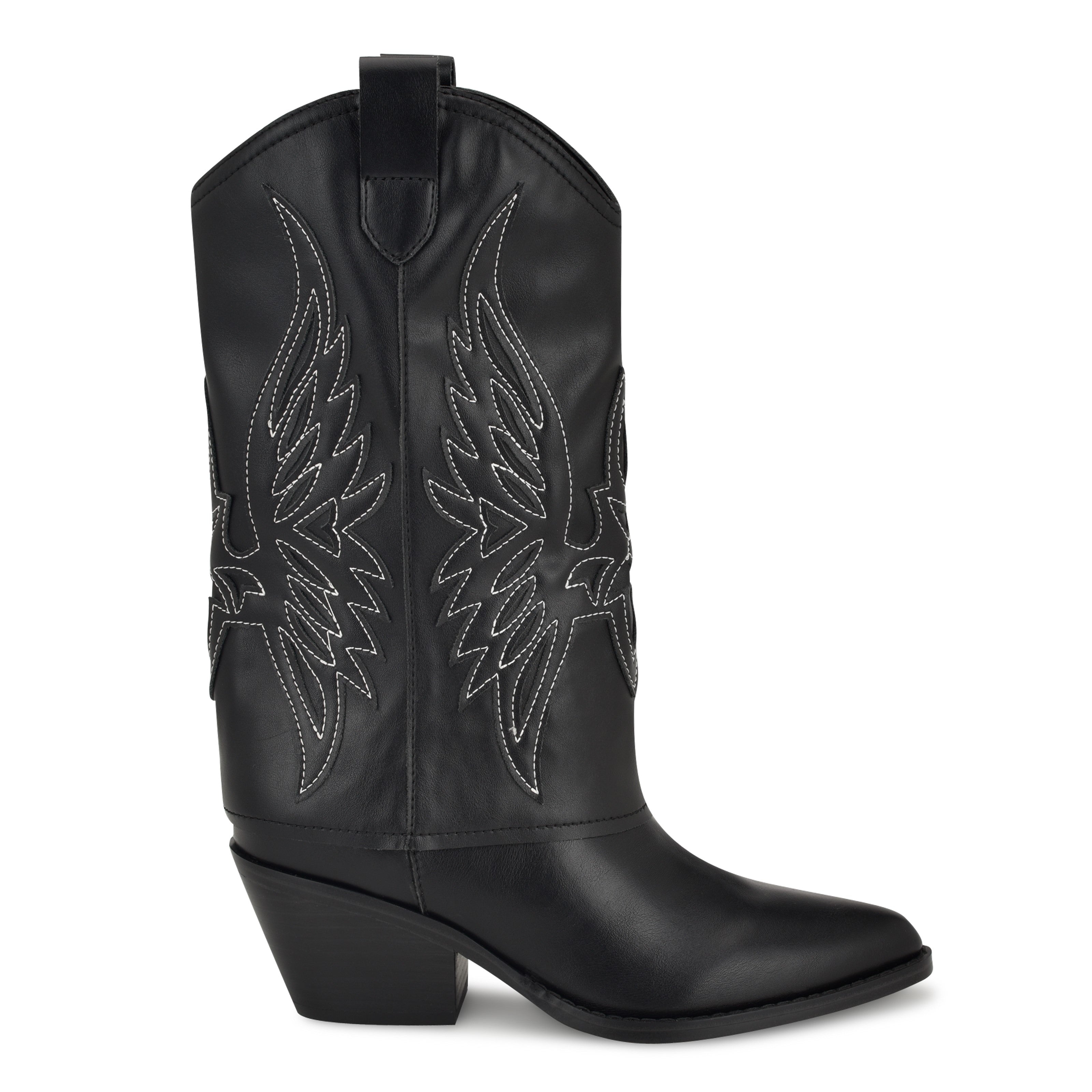 Ringer Detailed Western Boots