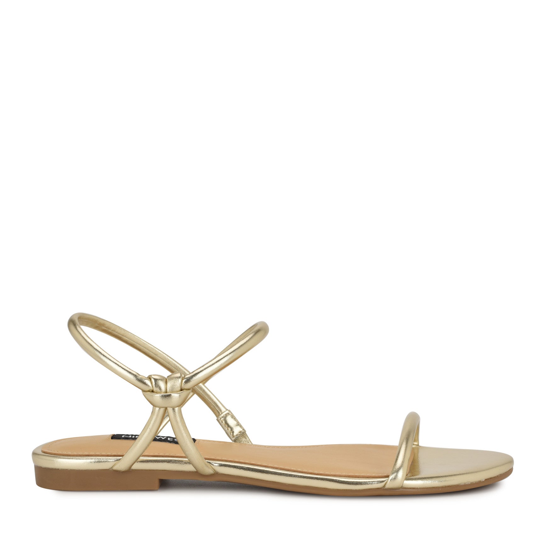Women's Maizy Flat Sandals - Platino | Nine West