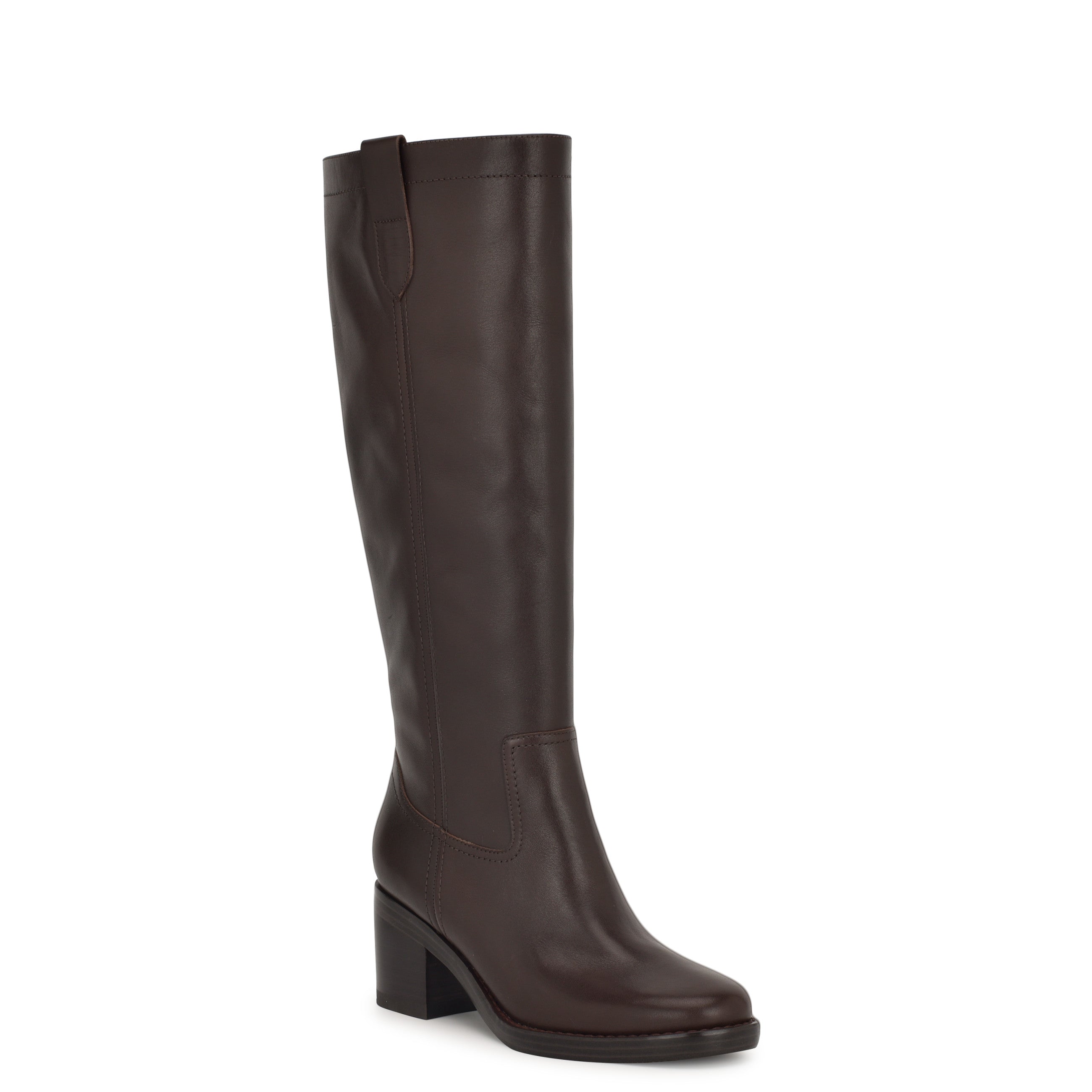 Hecee Block Heel Tailored Boots