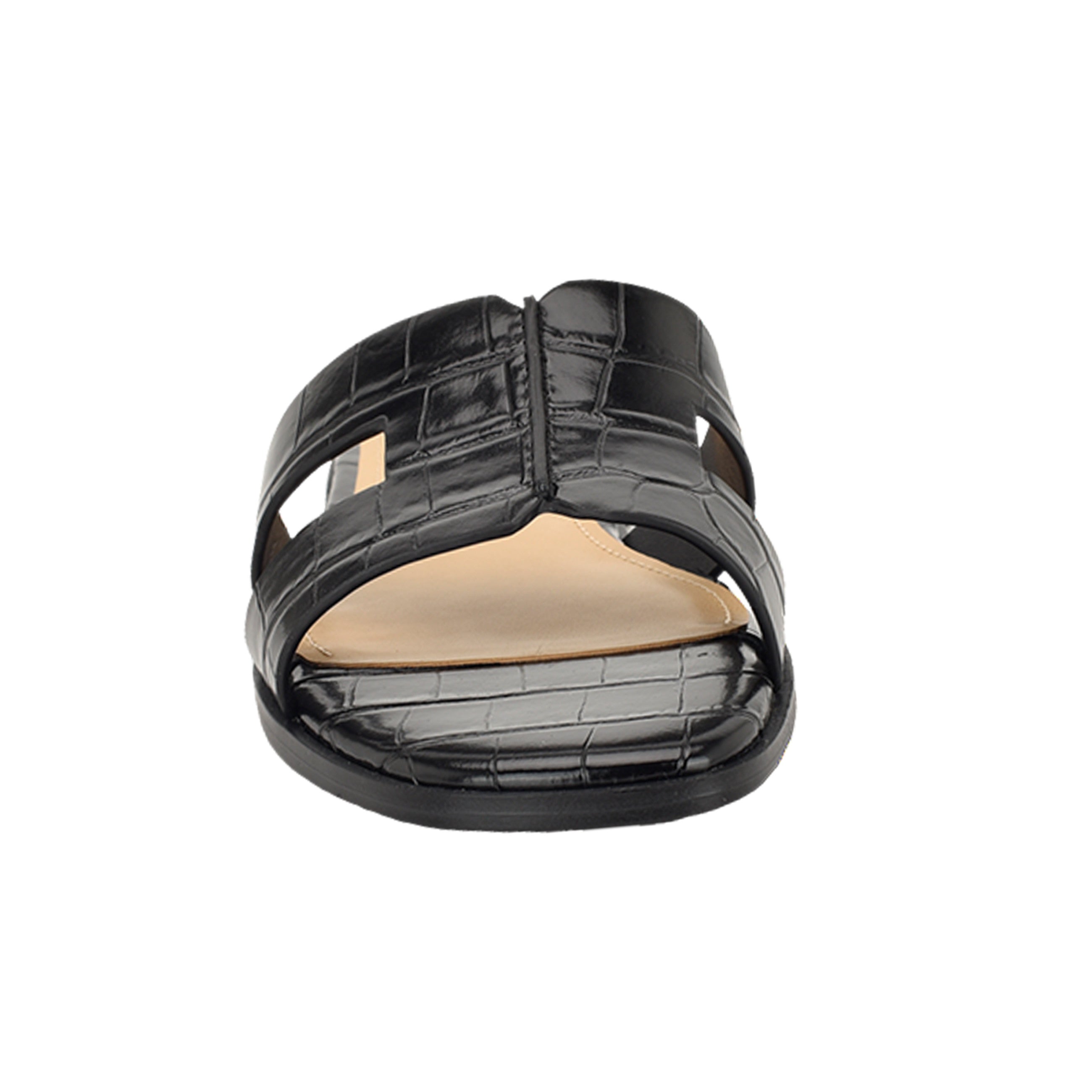 Giny Slip-On Flat Studded Sandals