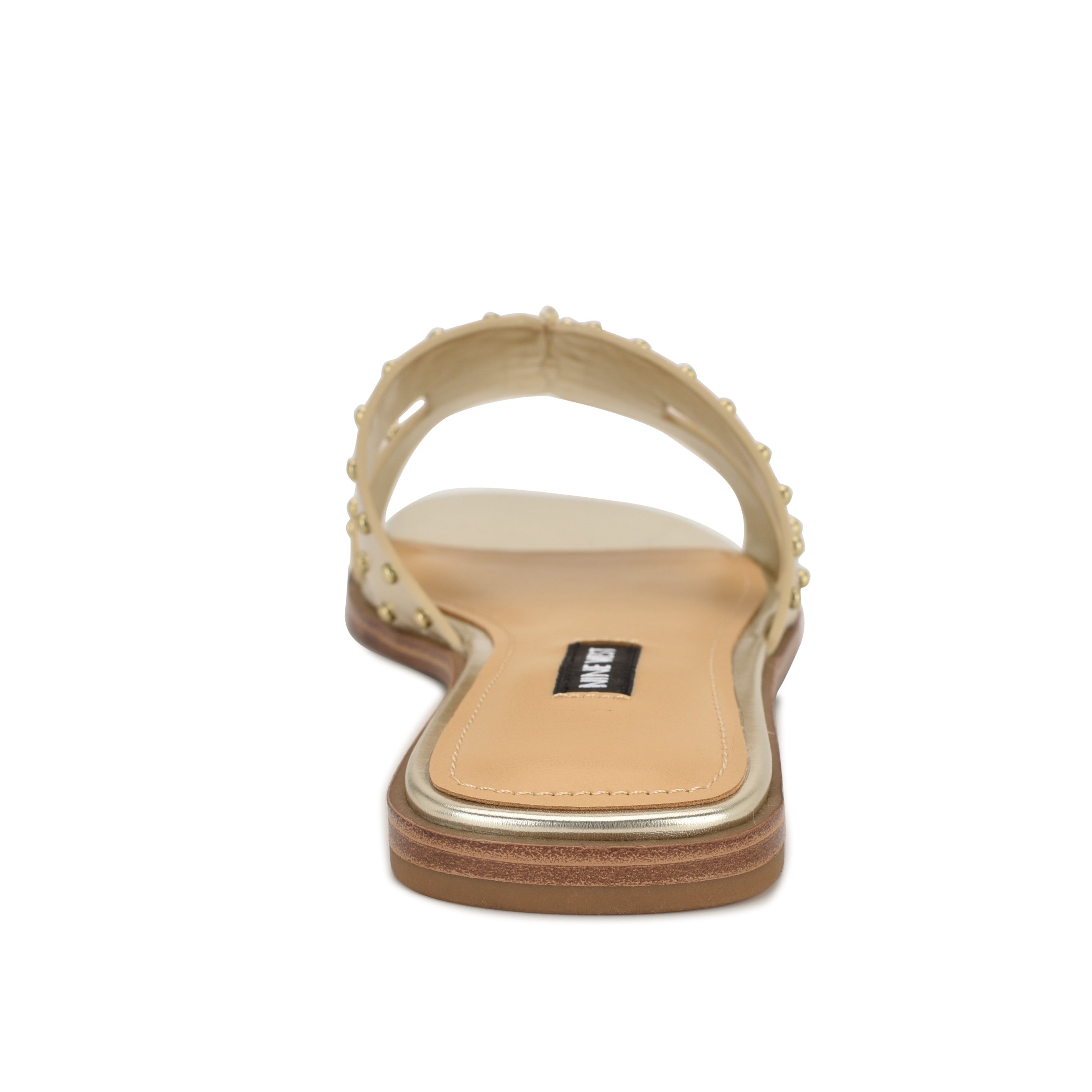 Giny Slip-On Flat Studded Sandals