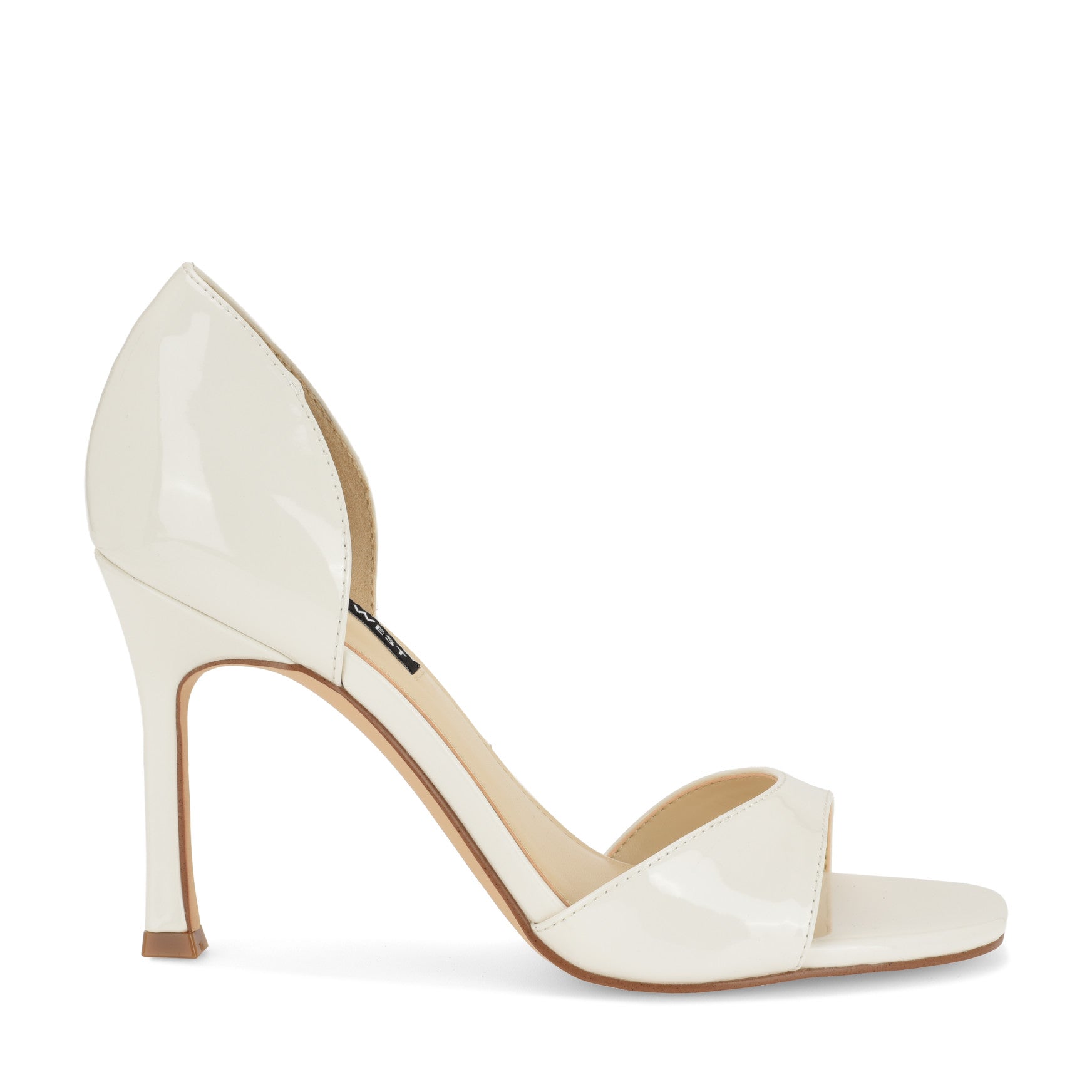Women's Kylva Heeled Sandals - White Patent | Nine West