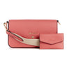 Peaches Crossbody Flap With Card Case