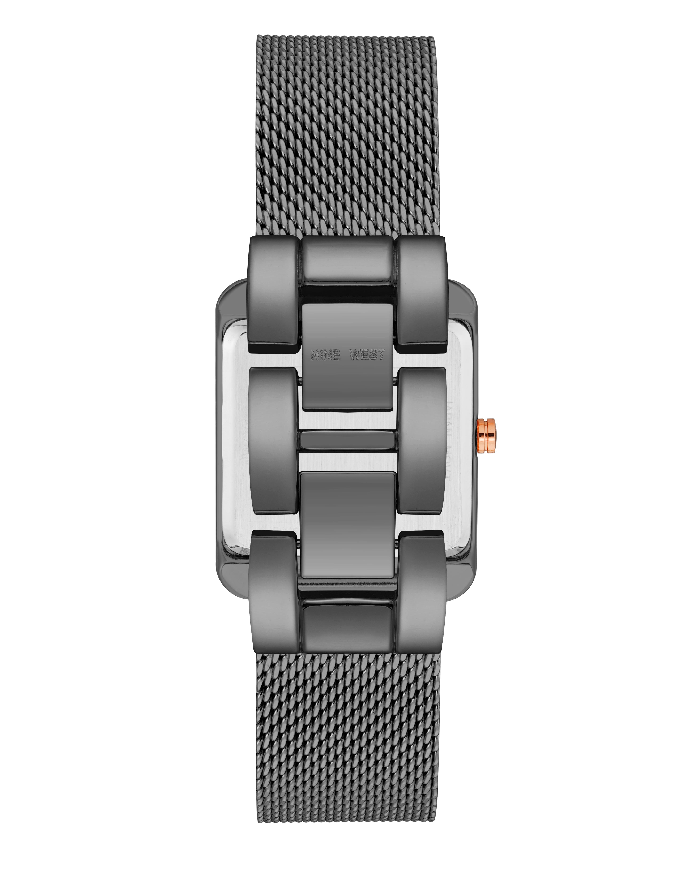 Rectangular Case Mesh Bracelet Watch