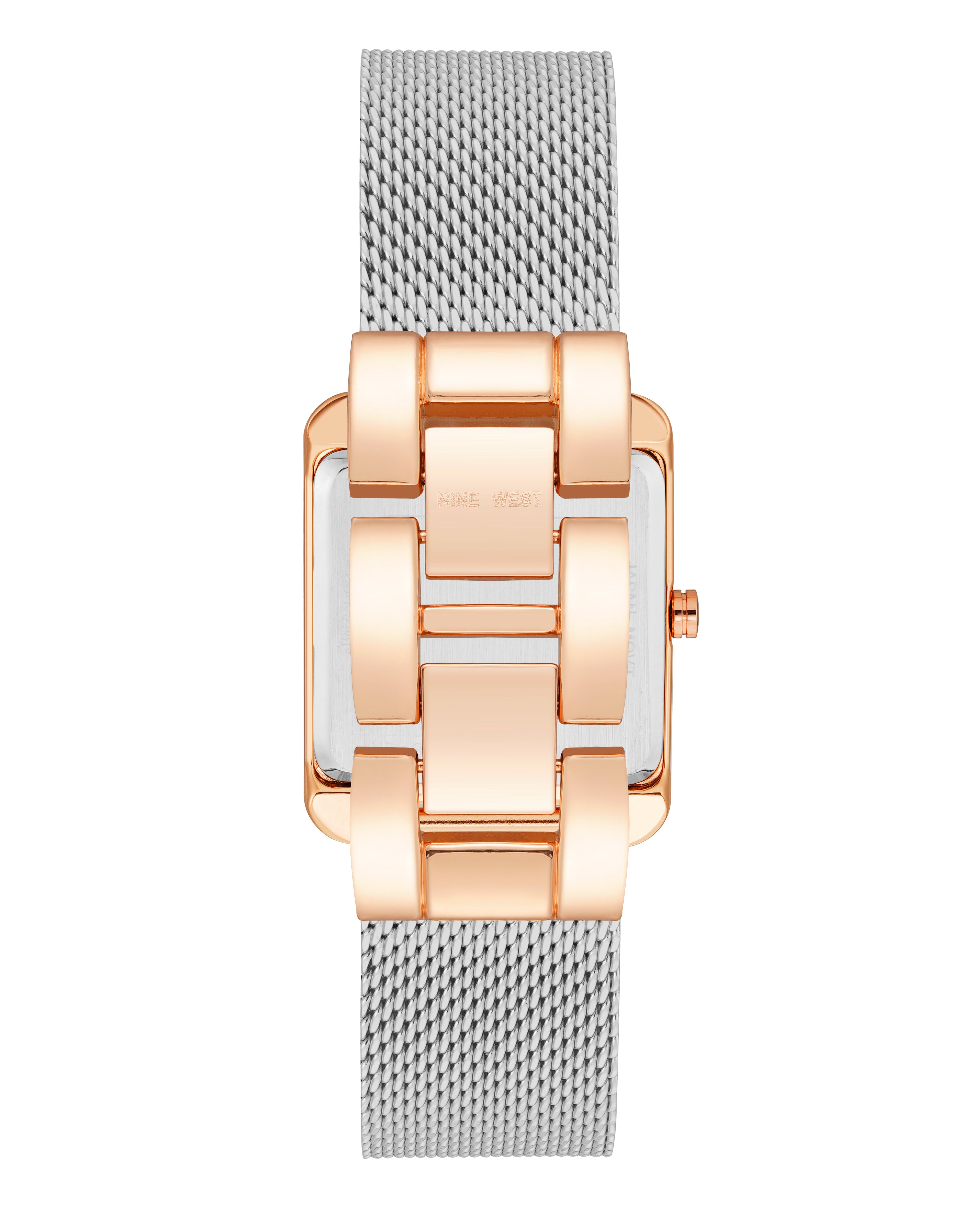 Rectangular Case Mesh Bracelet Watch