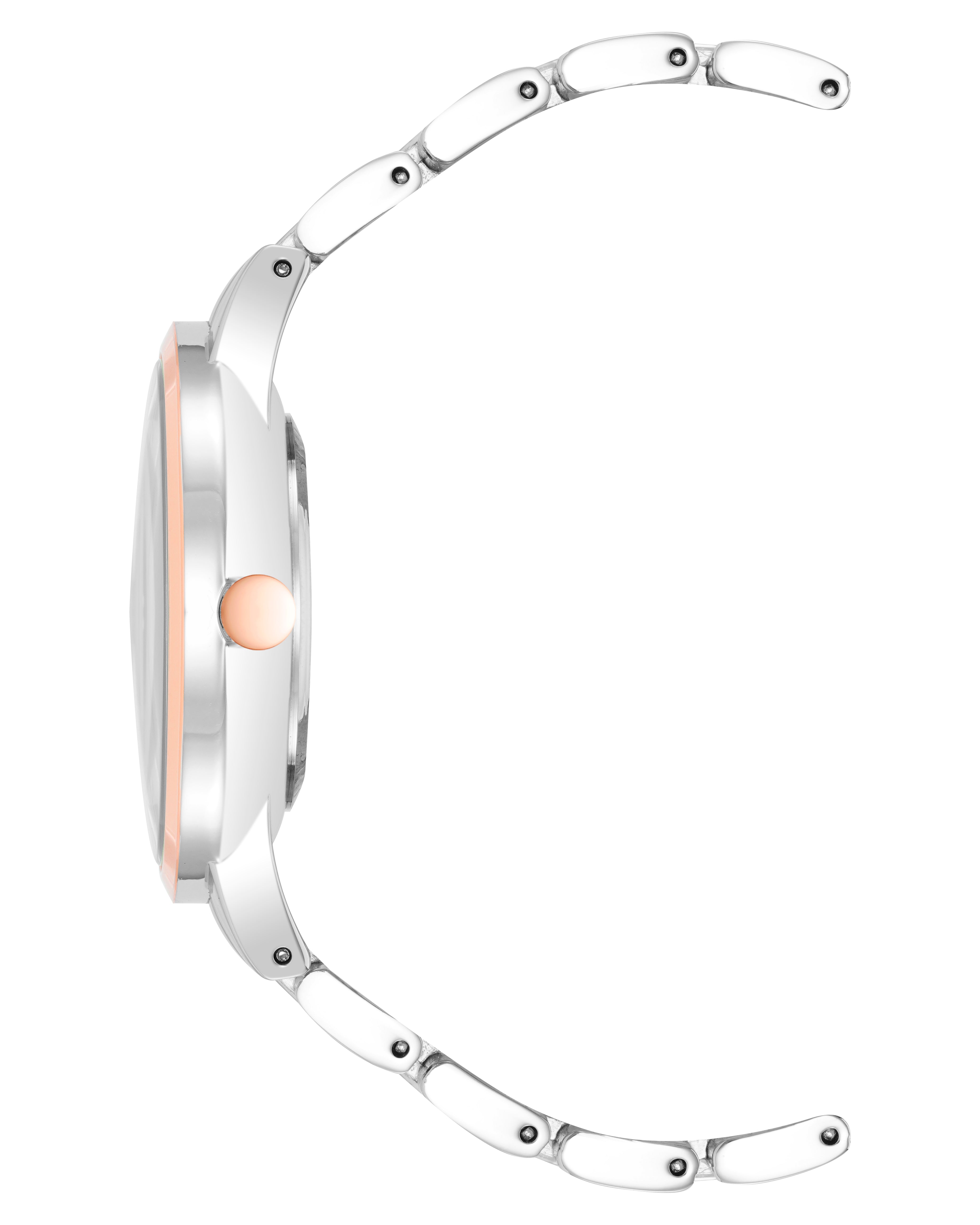 Crystal Accented Bracelet Watch