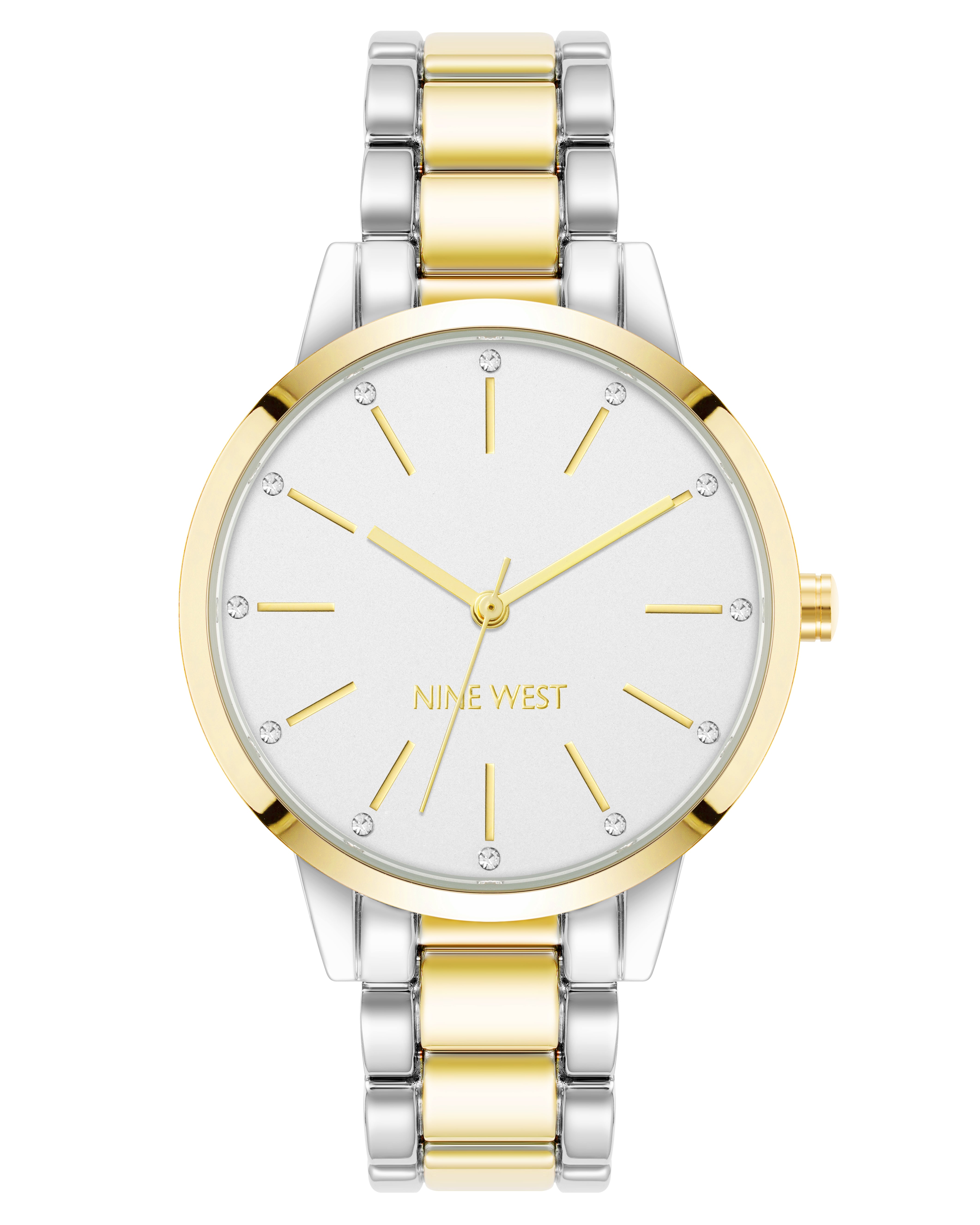 Crystal Accented Bracelet Watch