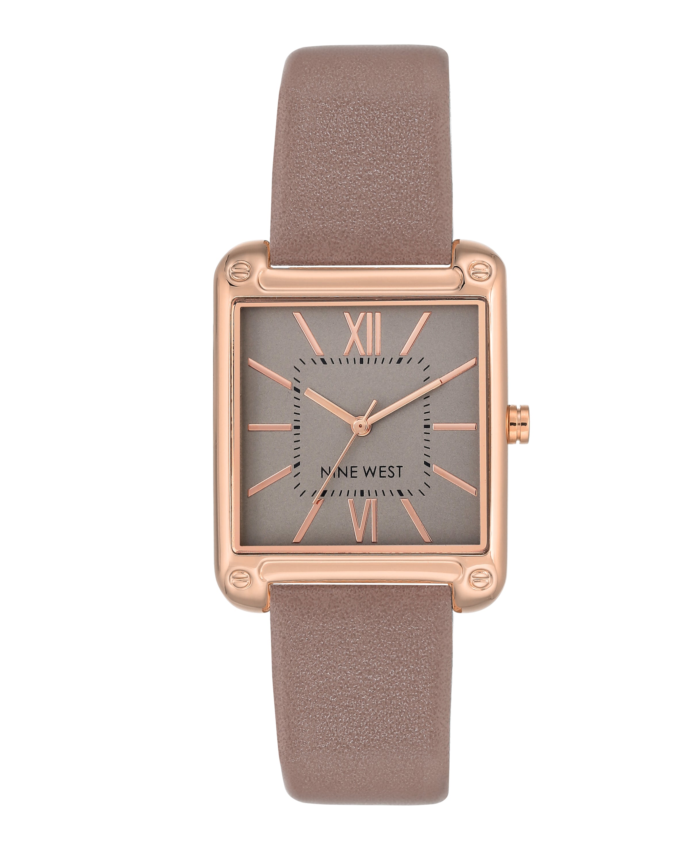 Rectangular Case Strap Watch
