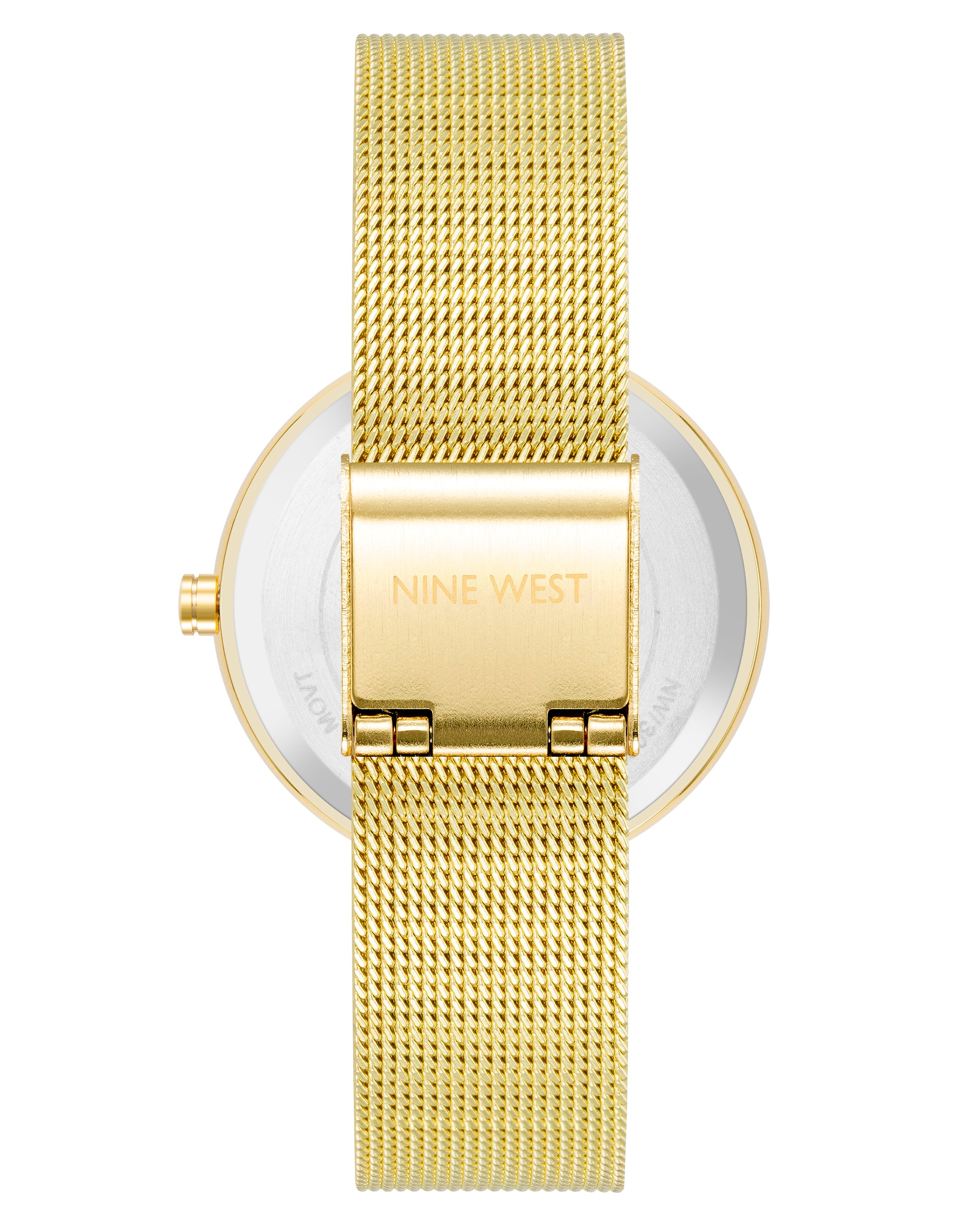 Floral Dial Mesh Bracelet Watch