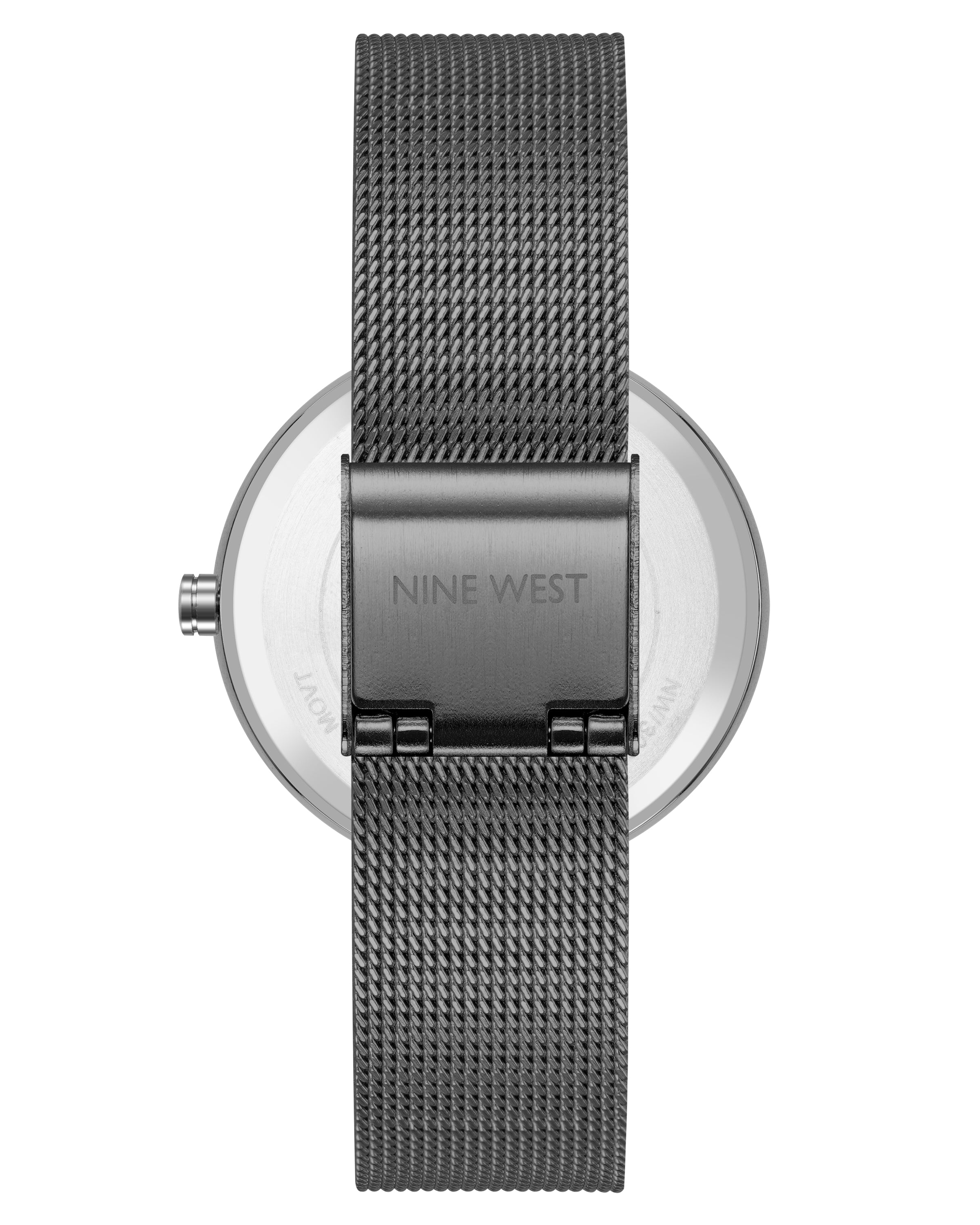 Floral Dial Mesh Bracelet Watch