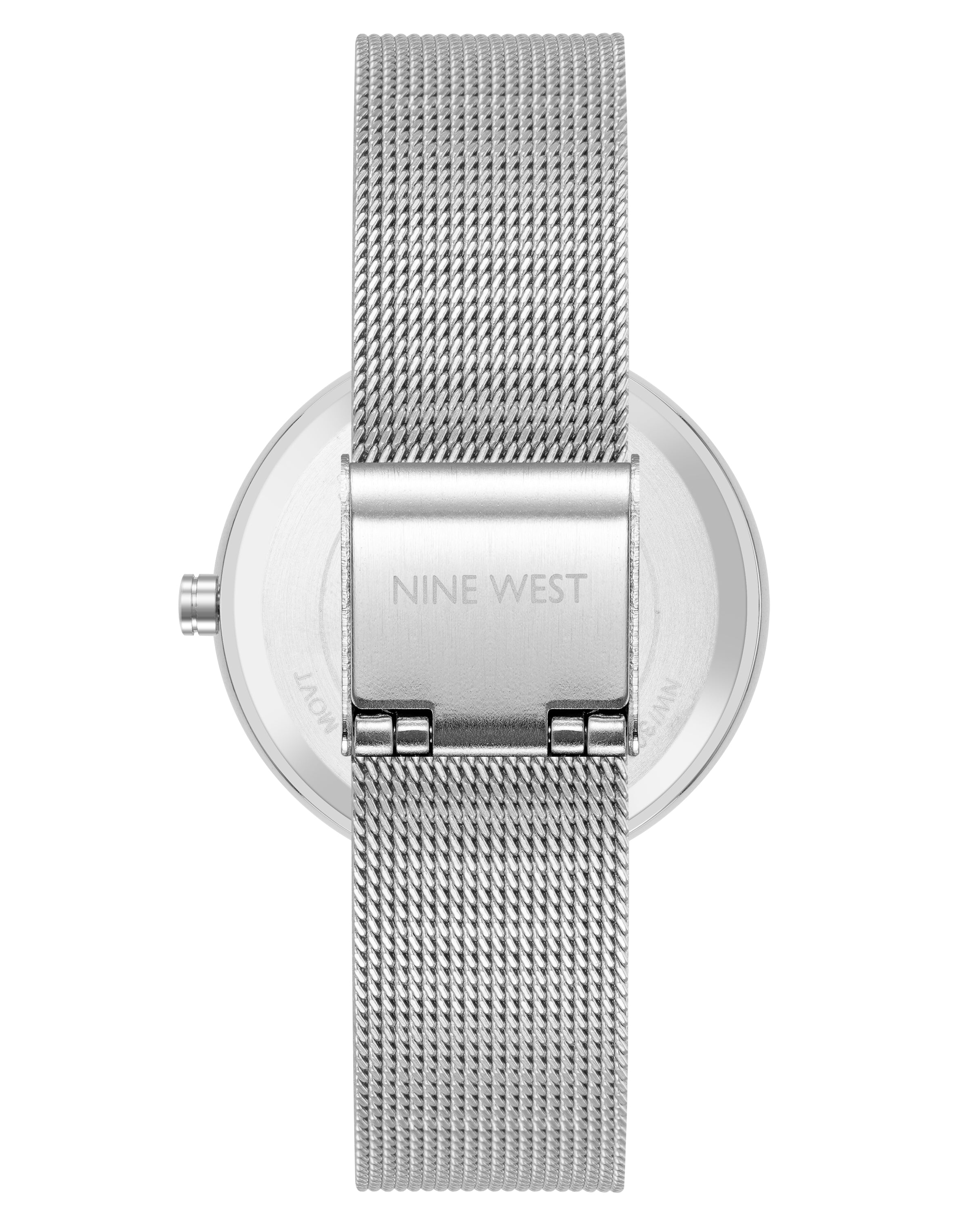 Floral Dial Mesh Bracelet Watch