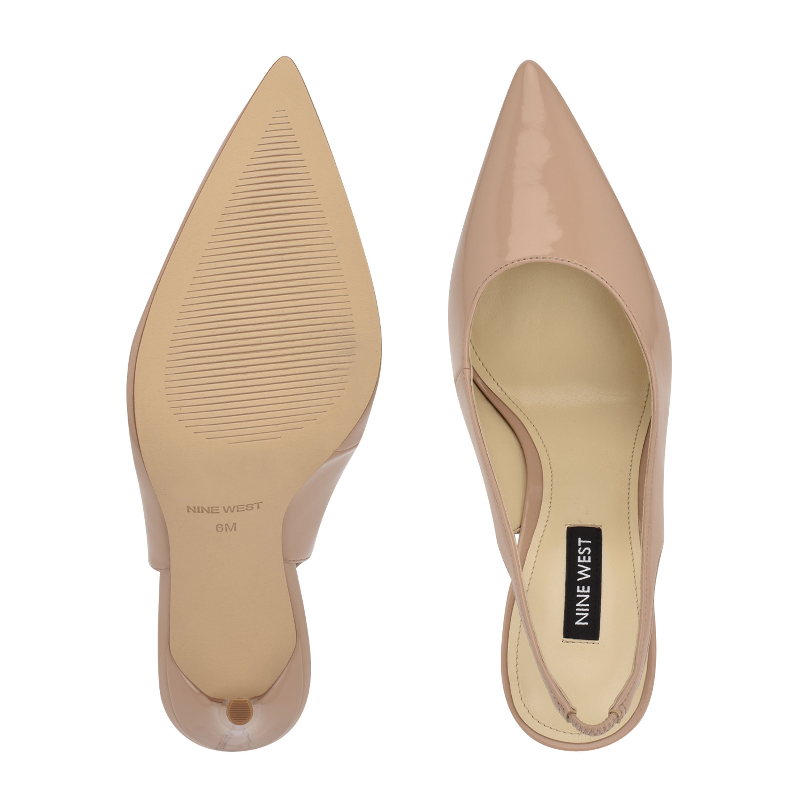 Feather Pointy Toe Slingback Pumps