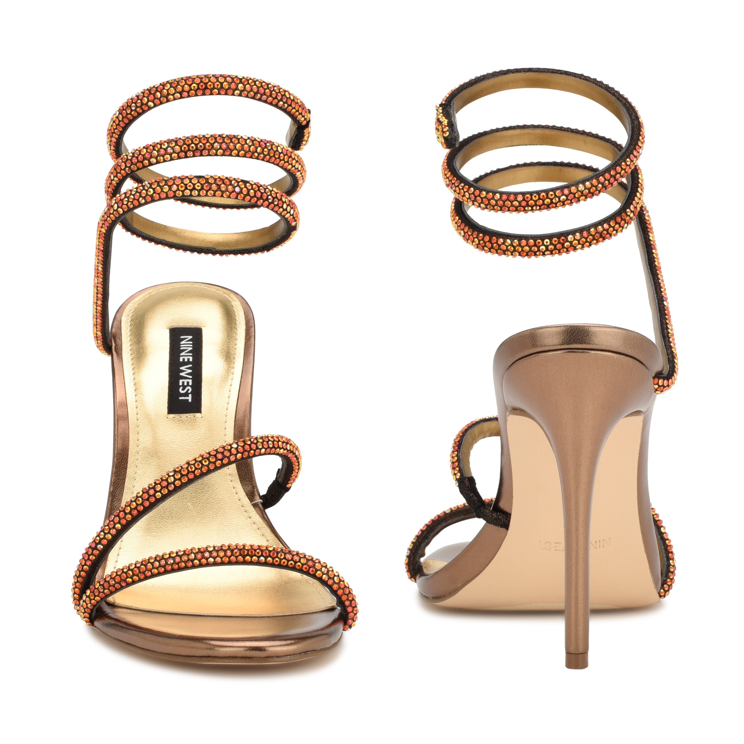 Maskil Ankle Wrap Heeled Sandals