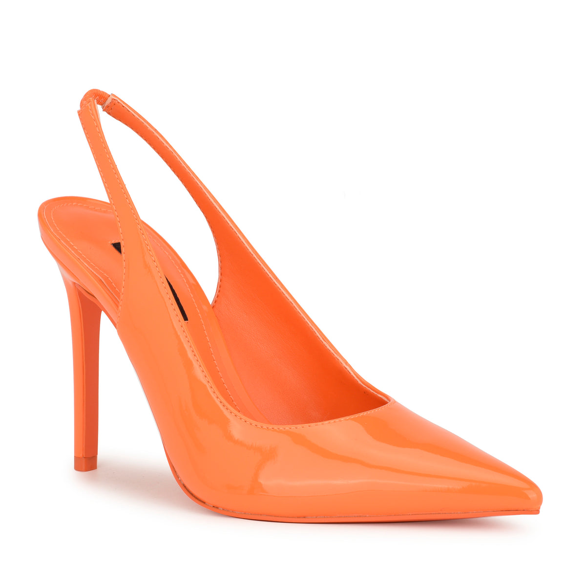 Feather Pointy Toe Slingback Pumps
