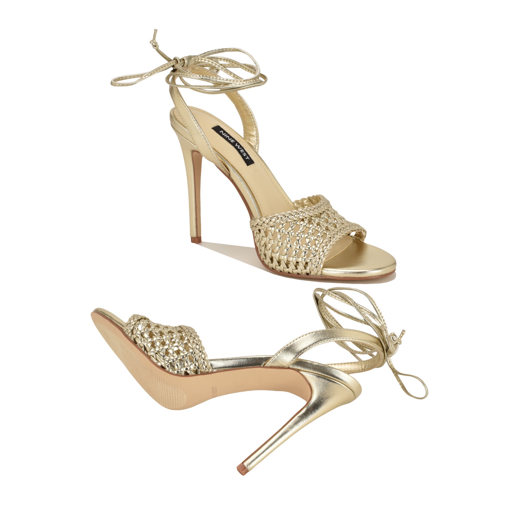 Merta Ankle Wrap Woven Sandals