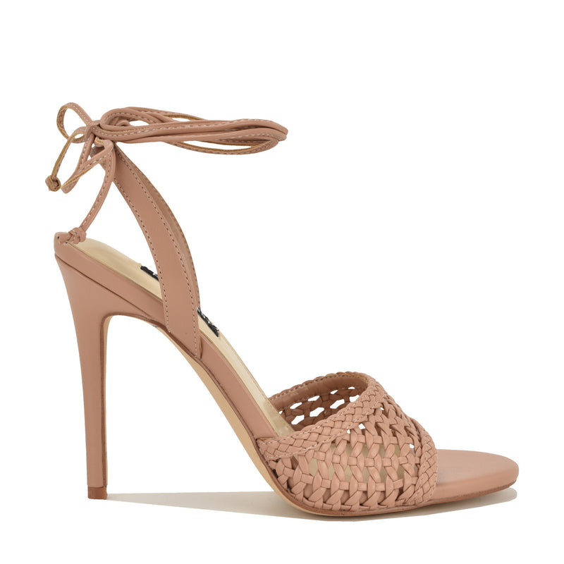 Merta Ankle Wrap Woven Sandals