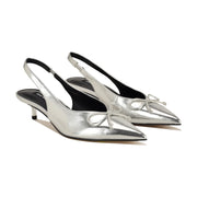 Evaa Kitten Heel Slingback Pumps