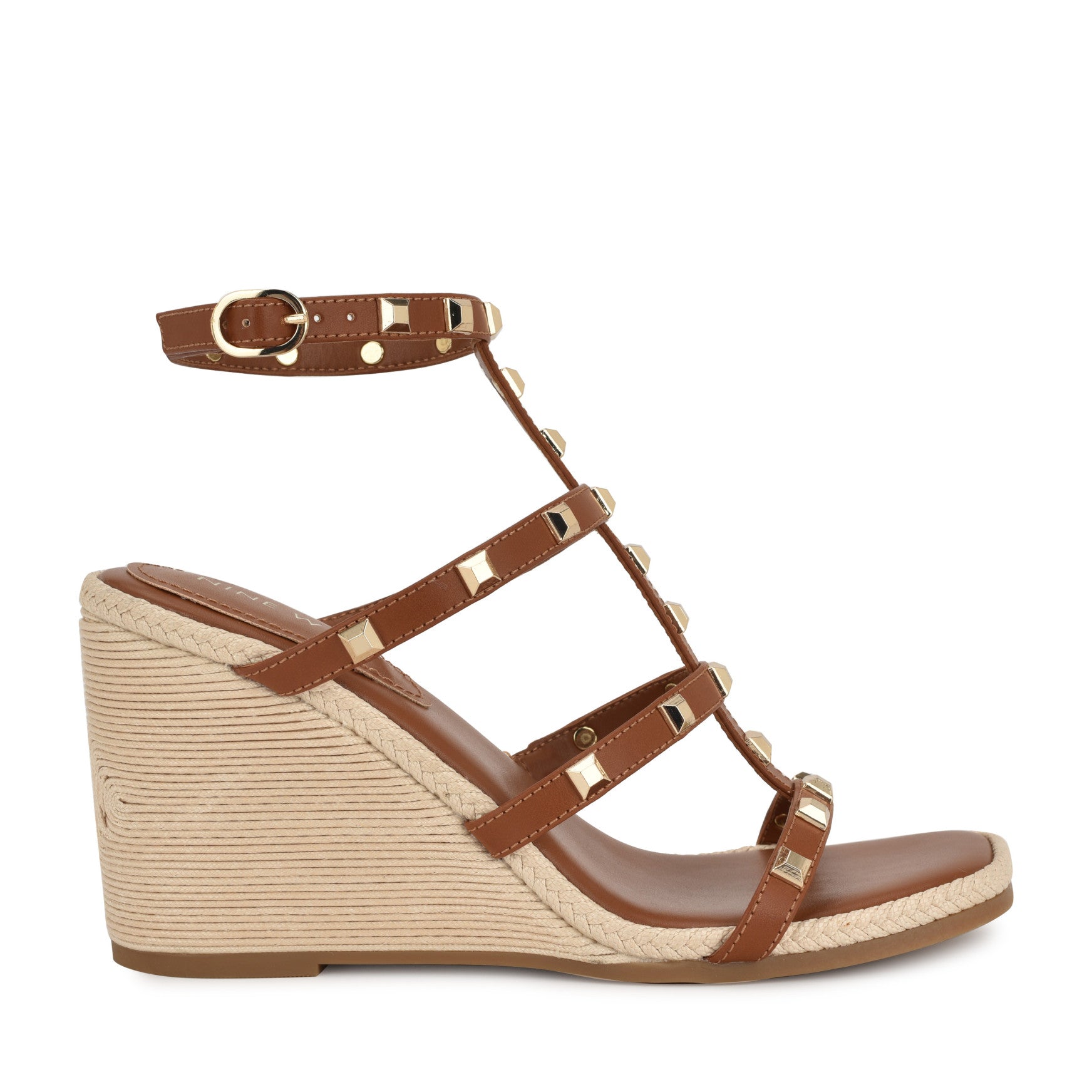 Sardis Studded Wedge Sandals