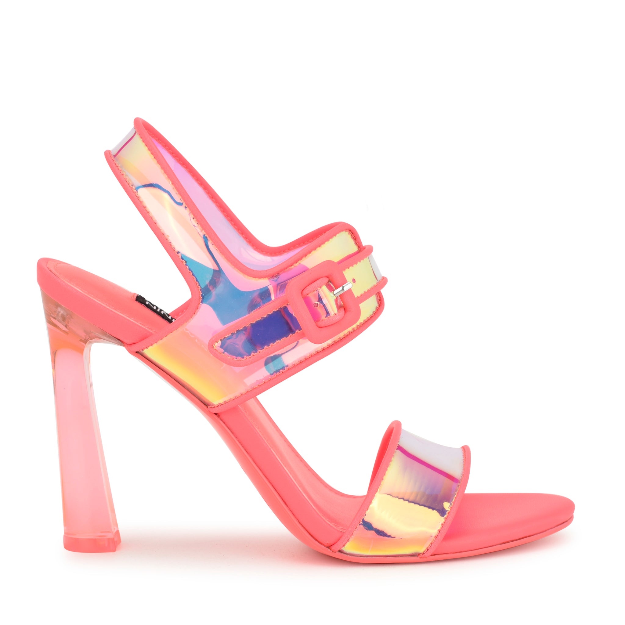 Lucile Clear Strappy Sandals Nine West