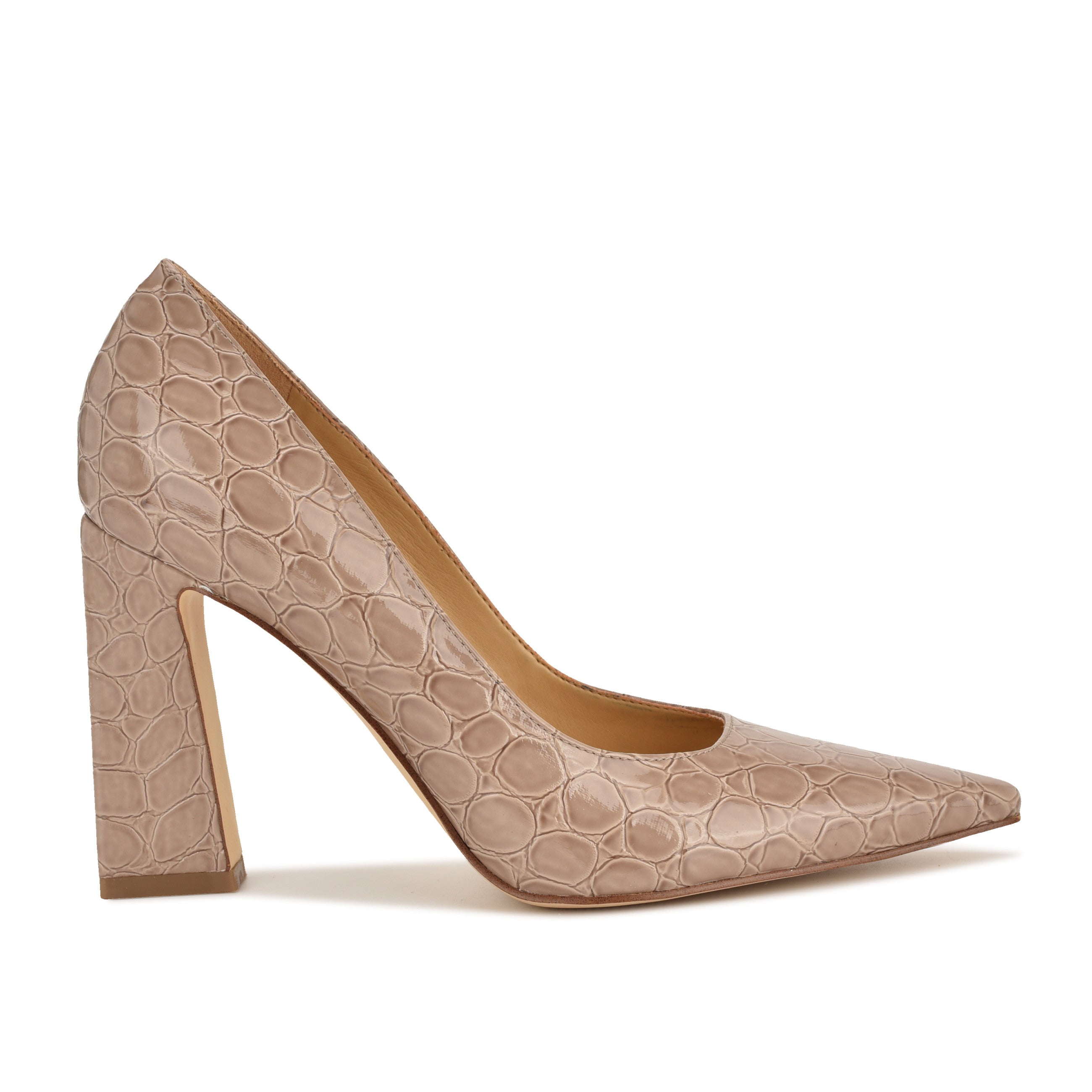 Tamant Slip-on Block Heel Dress Pumps