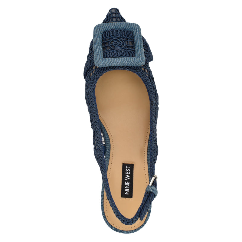 Nolla Woven Slingback Pumps