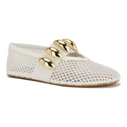 Dorra Mesh Mary Jane Ballet Flats